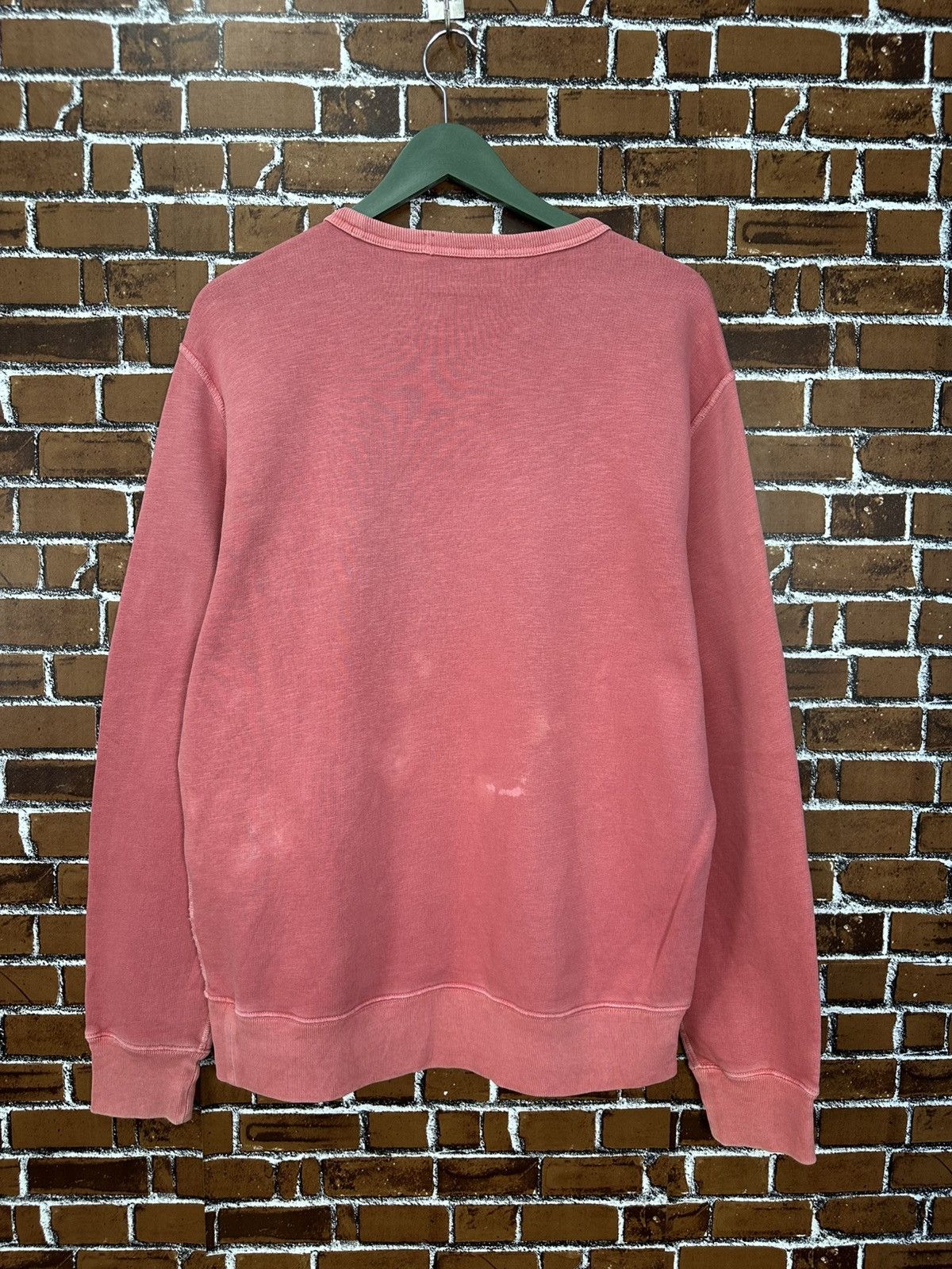 Polo Ralph Lauren Vintage US Polo Ralph Lauren Faded Bleach Crewneck Z401 Size US M / EU 48-50 / 2 - 4 Thumbnail