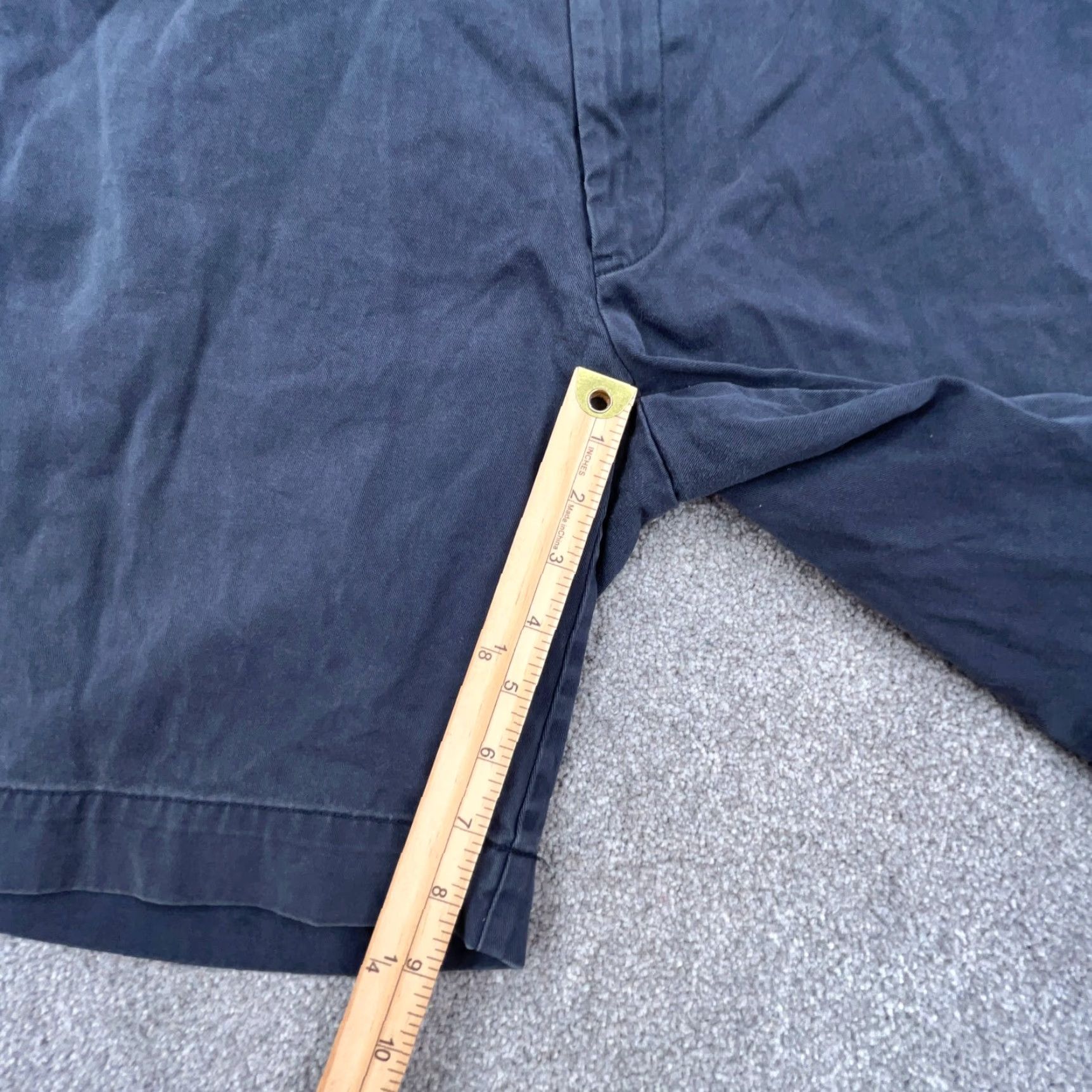Polo Ralph Lauren Polo Ralph Lauren Chino Shorts Men 38 Navy Blue Twill Golf Flat Front Casual Size US M / EU 48-50 / 2 - 4 Thumbnail