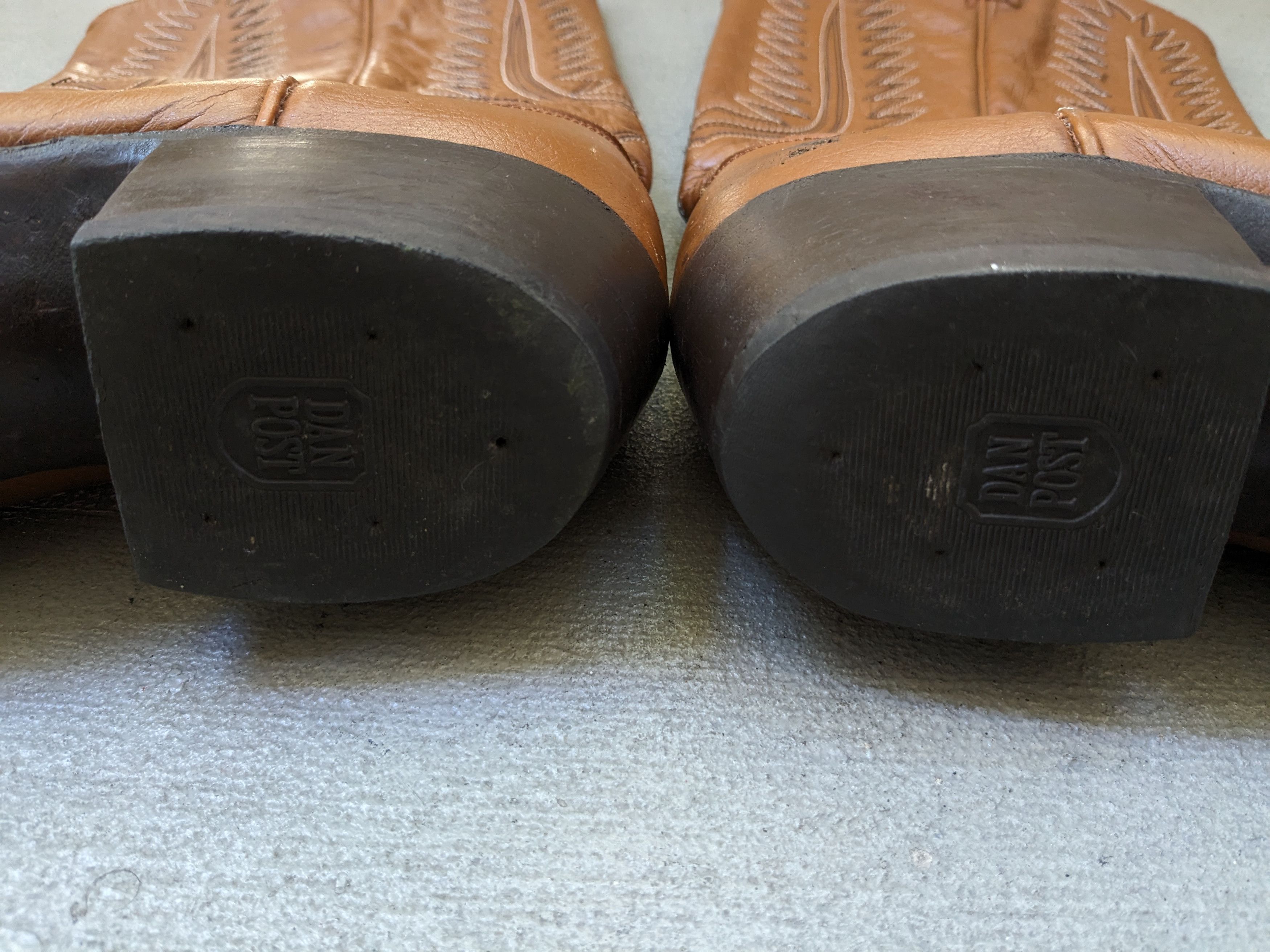 Genuine Leather Dan Post Cowboy Boots Brown Leather 8 Western Botas Size US 8 / EU 41 - 19 Thumbnail