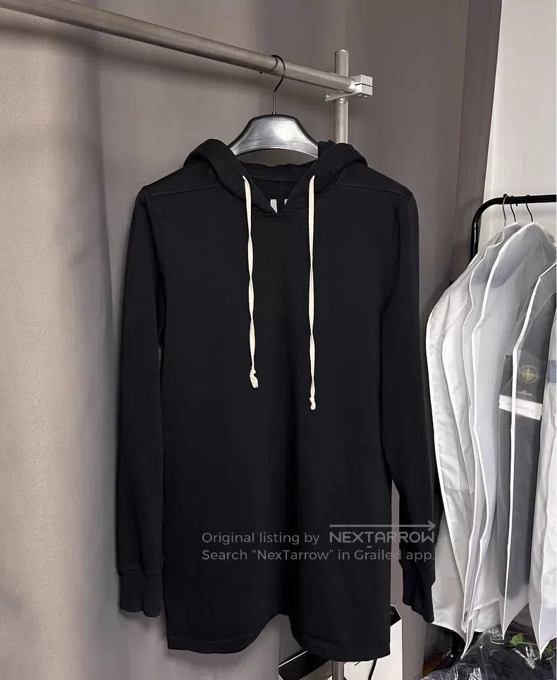 Rick Owens Rick Owens FW16 Solid Dark Vanguard Mainline Drawstring Ho Size US XS / EU 42 / 0 - 2 Thumbnail
