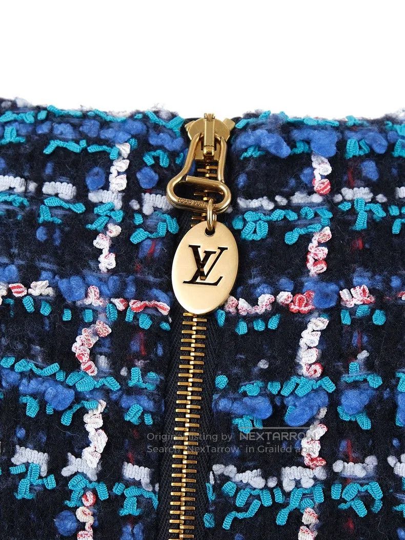 Other Louis Vuitton Plaid tweed dress Size XS / US 0-2 / IT 36-38 - 7 Thumbnail