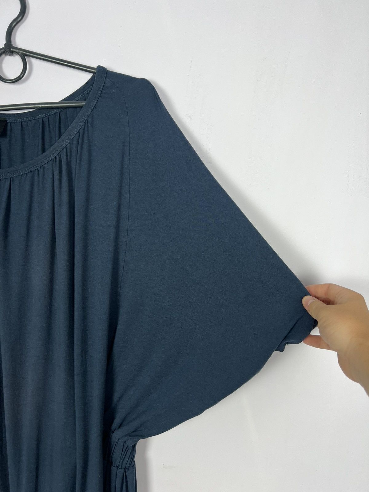 Vivienne Westwood Vivienne Westwood Anglomania Navy Blue Midi Dress Size S / US 4 / IT 40 - 4 Thumbnail