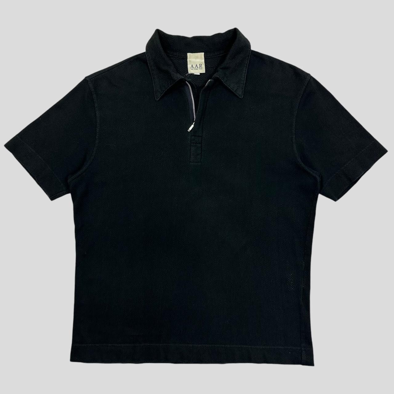 Yohji Yamamoto Yohji Yammamoto 00’s Mesh Cotton Zip Collar Shirt - S Size US S / EU 44-46 / 1 - 1 Thumbnail