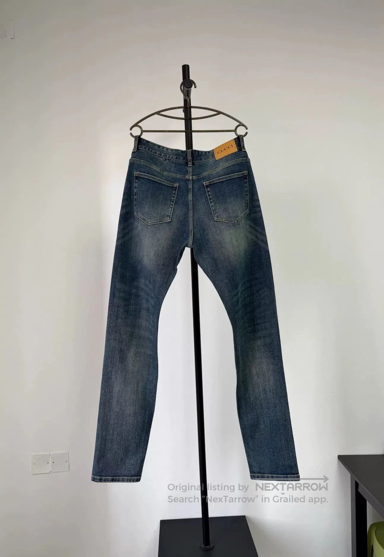 Gucci Gucci Blue Denim Jeans. Size 37" - 2 Thumbnail