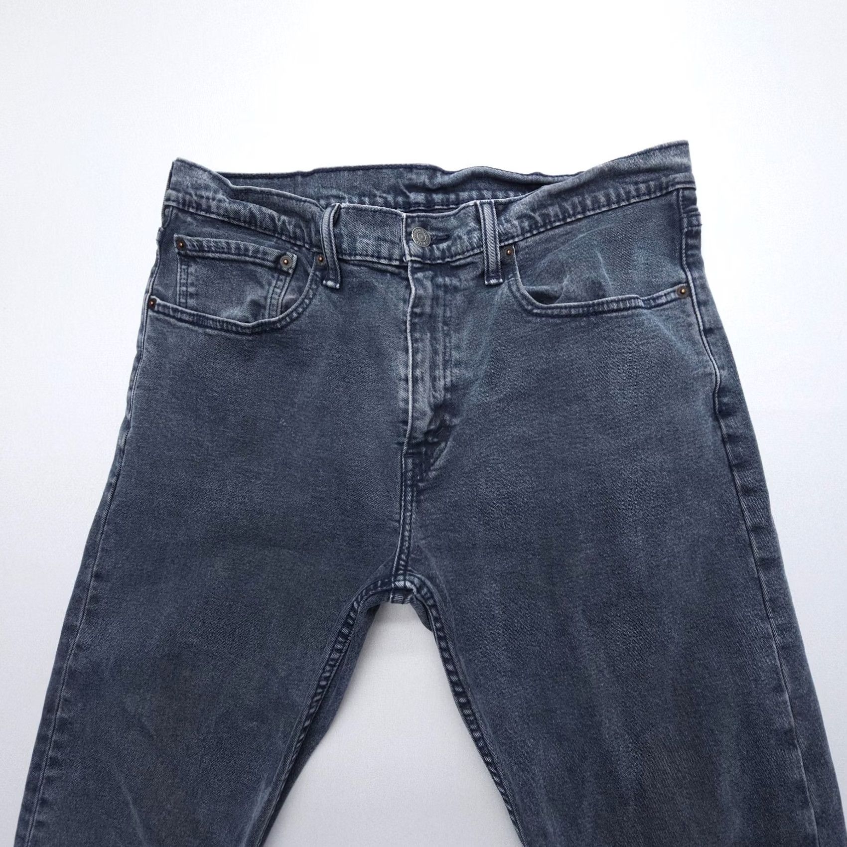 Levi's Levi'S Jeans Mens 34 Gray Taper Fit Faded Black Cotton Stretch Denim Size US 34 / EU 50 - 3 Thumbnail