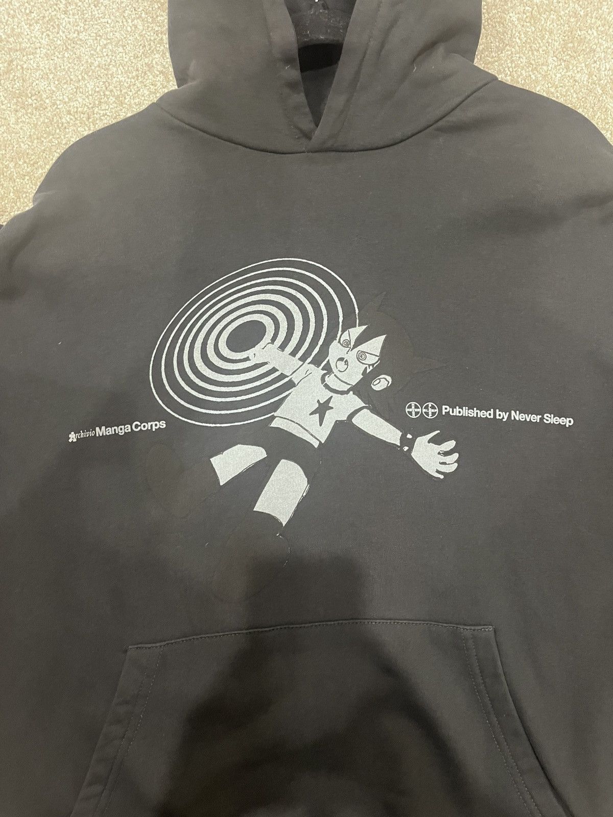 Anime Manga Corps x Jun Inagawa Antracite Hoodie Size US L / EU 52-54 / 3 - 5 Thumbnail