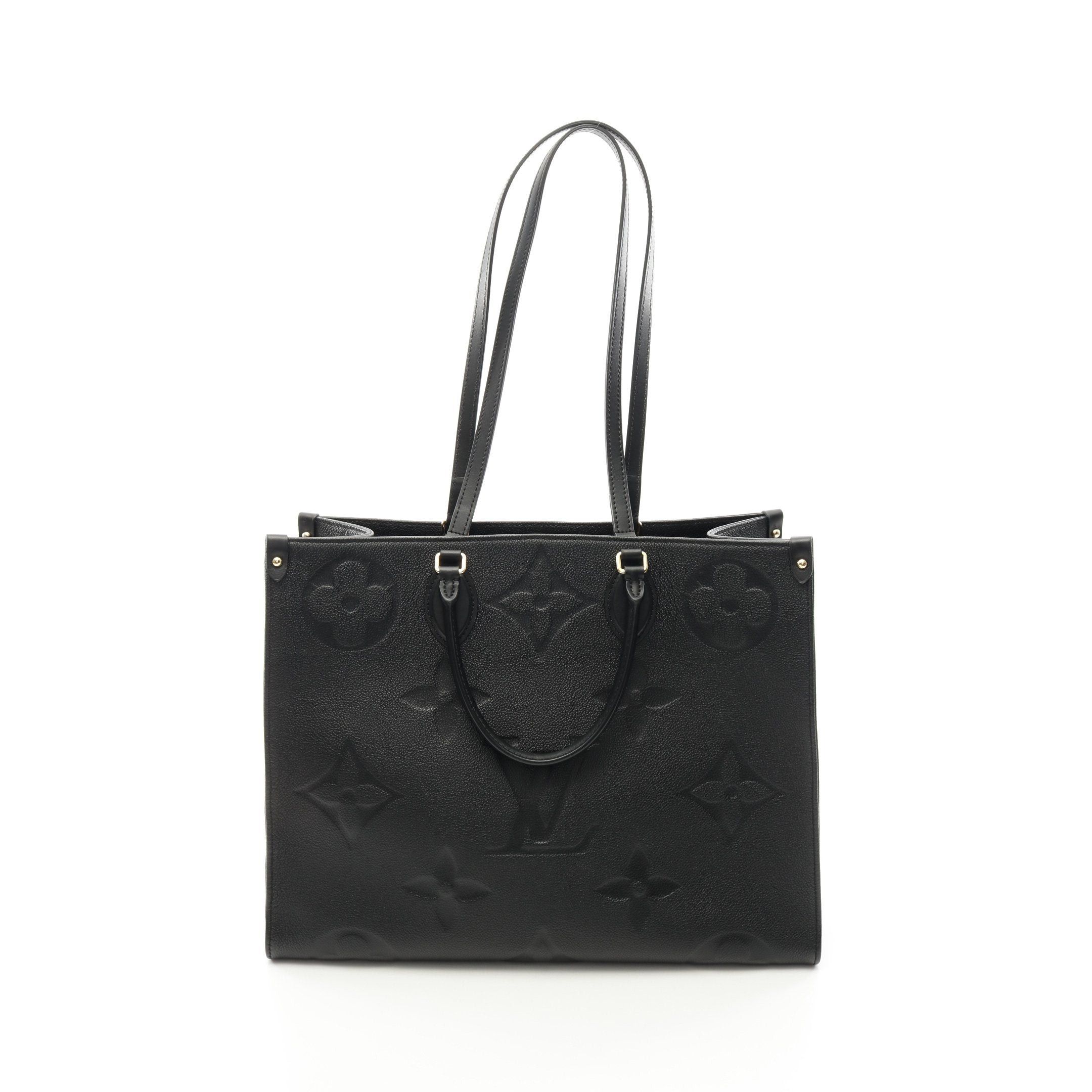 Louis Vuitton Louis Vuitton On-The-Go Gm Monogram Empreinte Noir Shoulder Bag Tote Leather Black Size ONE SIZE - 1 Thumbnail