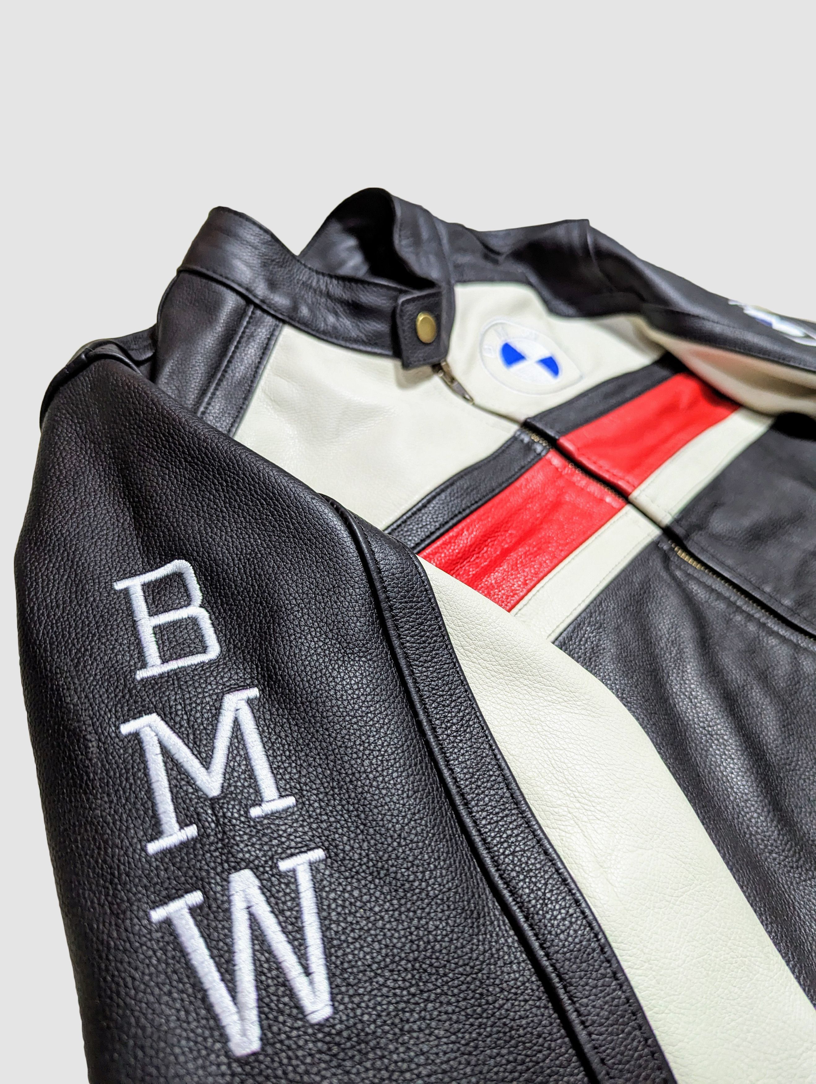 BMW 🔥 BMW LEATHER JACKET RARE STREETWEAR Size US L / EU 52-54 / 3 - 5 Thumbnail