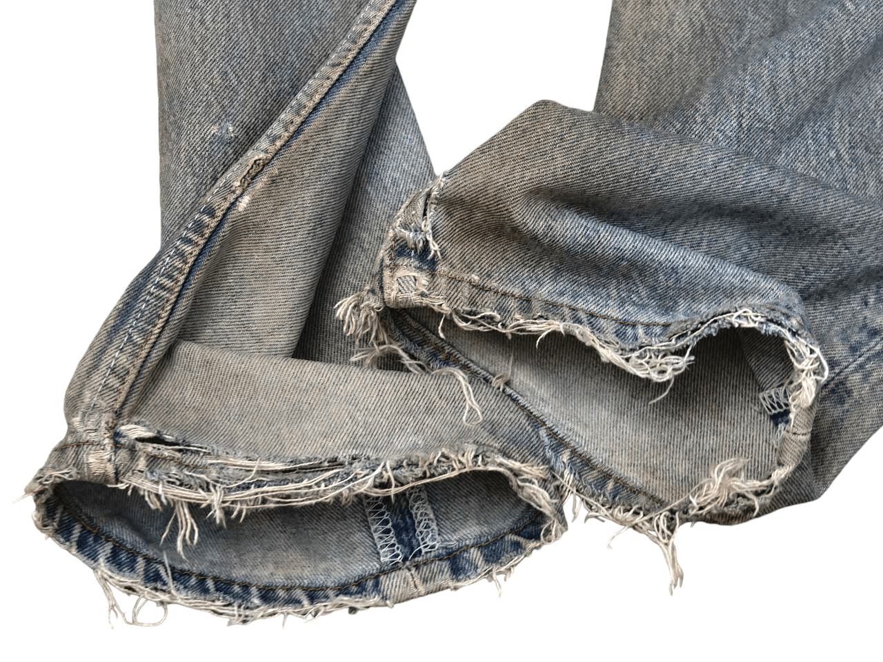 Levi's Vintage Clothing 90s Vintage Levi's 501 Mudwash Worn Denim Size US 34 / EU 50 - 3 Thumbnail