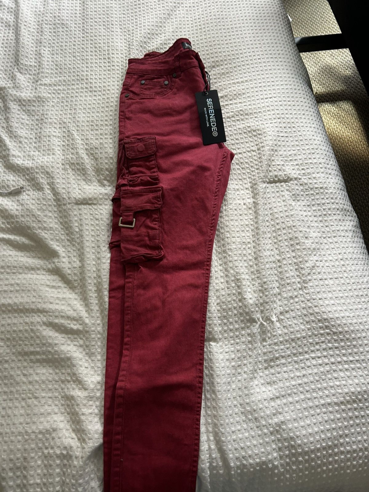 Red jeans