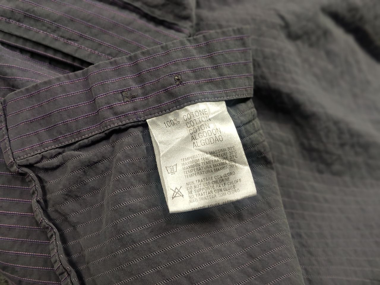 Versace Vintage Versace Collection Light purple premium button shirt Size US M / EU 48-50 / 2 - 18 Thumbnail