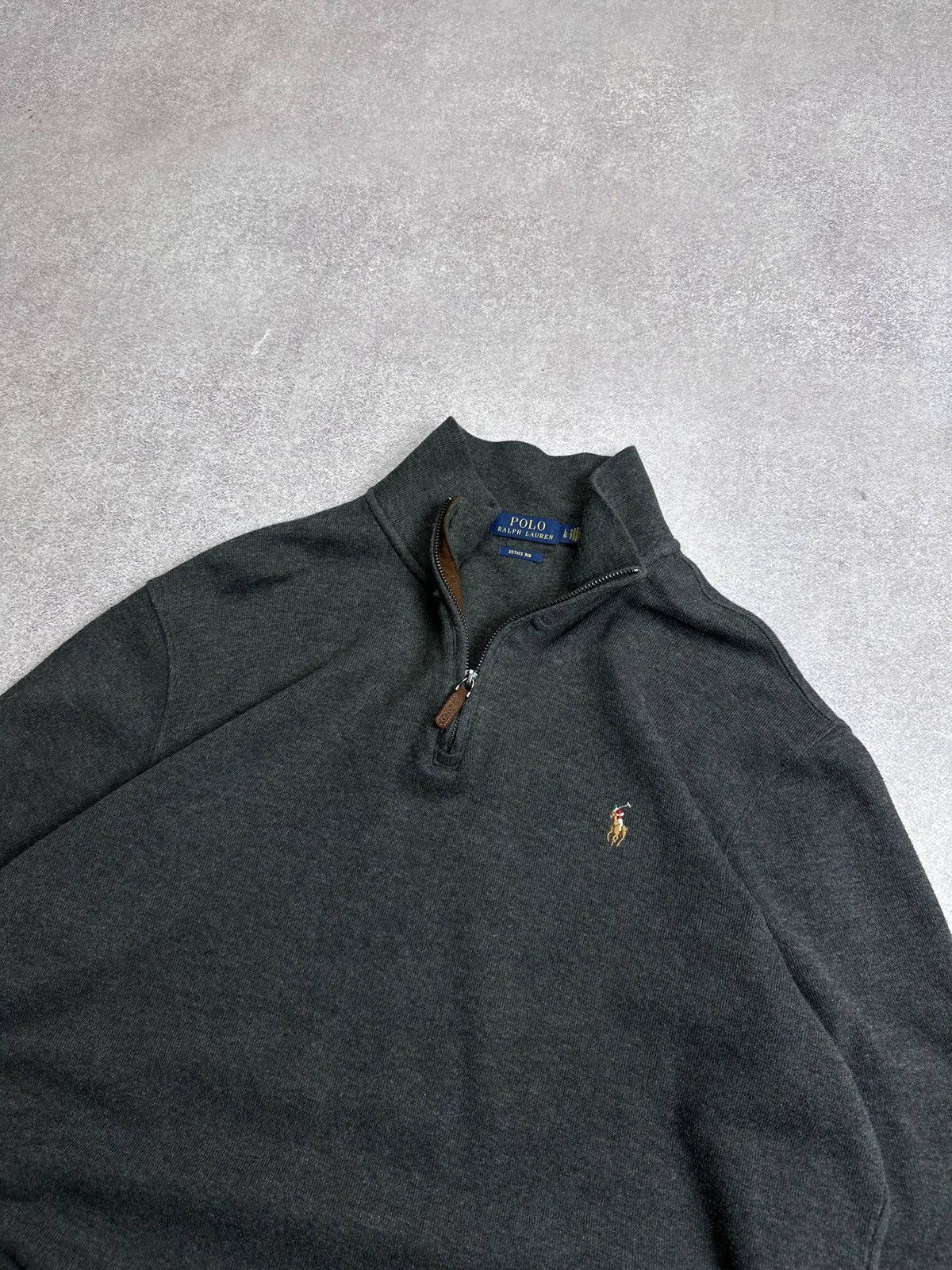 Polo Ralph Lauren Vintage Polo Ralph Lauren RRL Estate Rib Quarter Zip Sweater Size US L / EU 52-54 / 3 - 5 Thumbnail