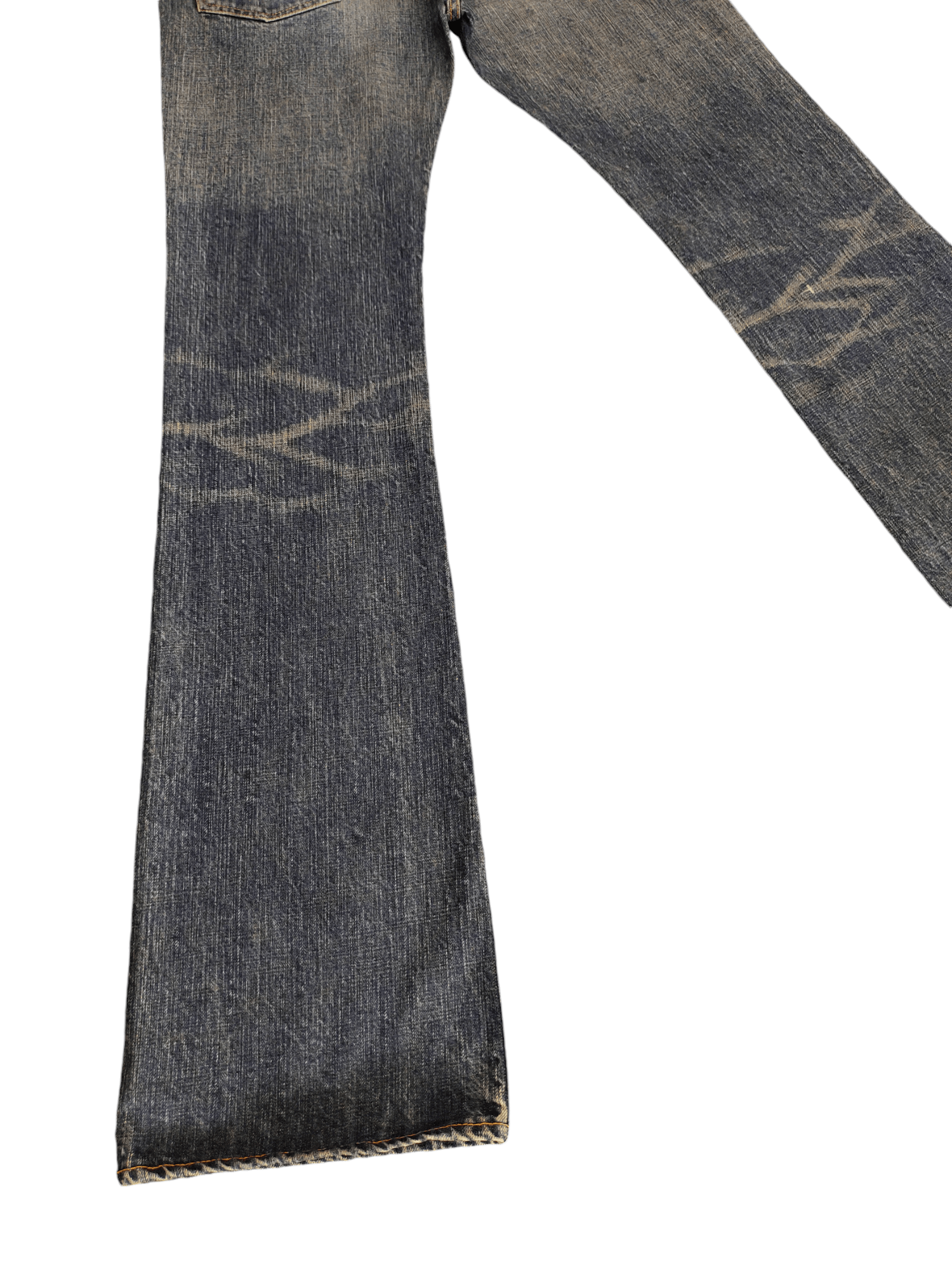 Pherrow's Flare Jeans Stormy Blue Pherrow Clawmark Faded Denim Bootcut Size US 30 / EU 46 - 16 Thumbnail