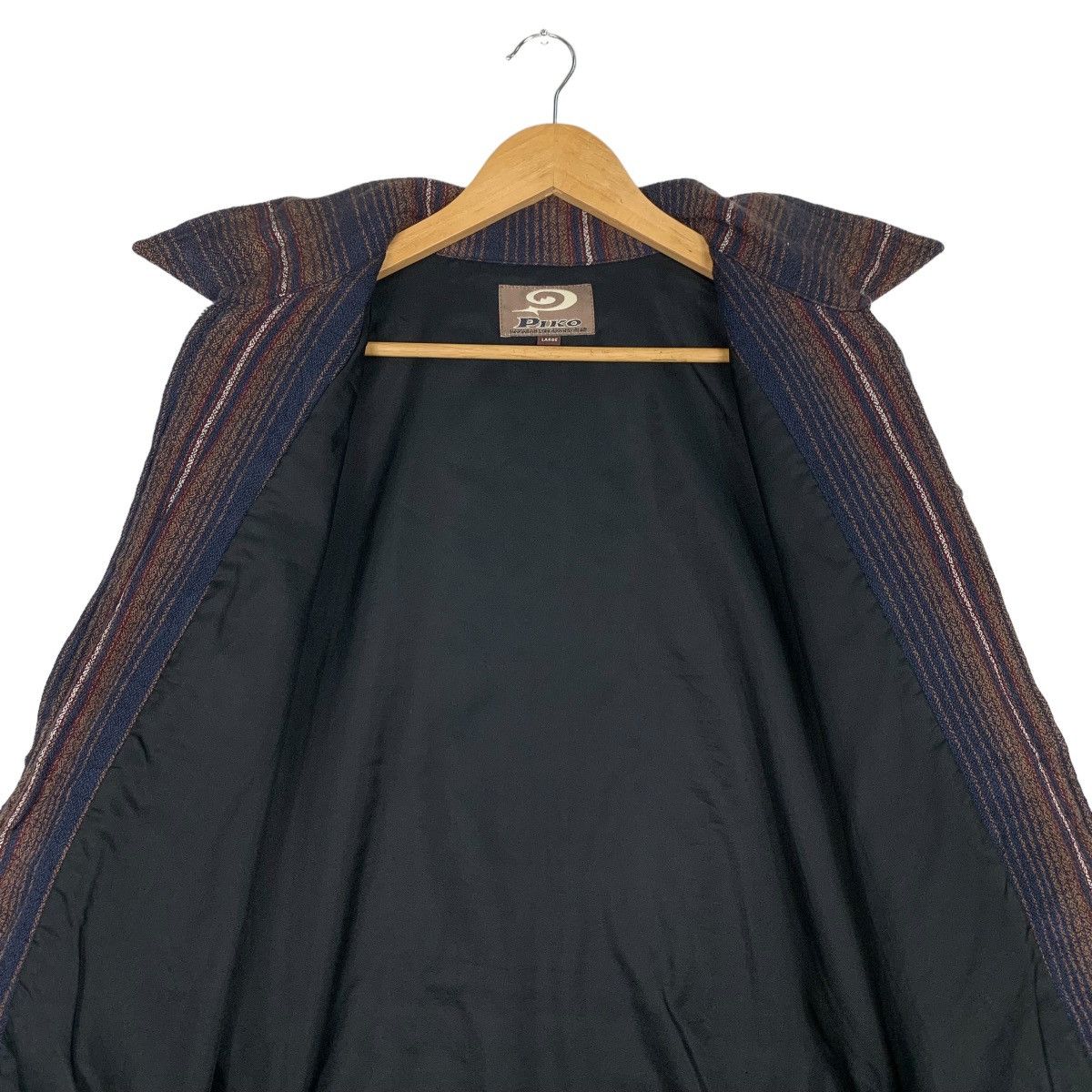Japanese Brand PIKO Hawaiian Longboard Wear Striped Casual Jacket #1080-C49 Size US L / EU 52-54 / 3 - 12 Thumbnail