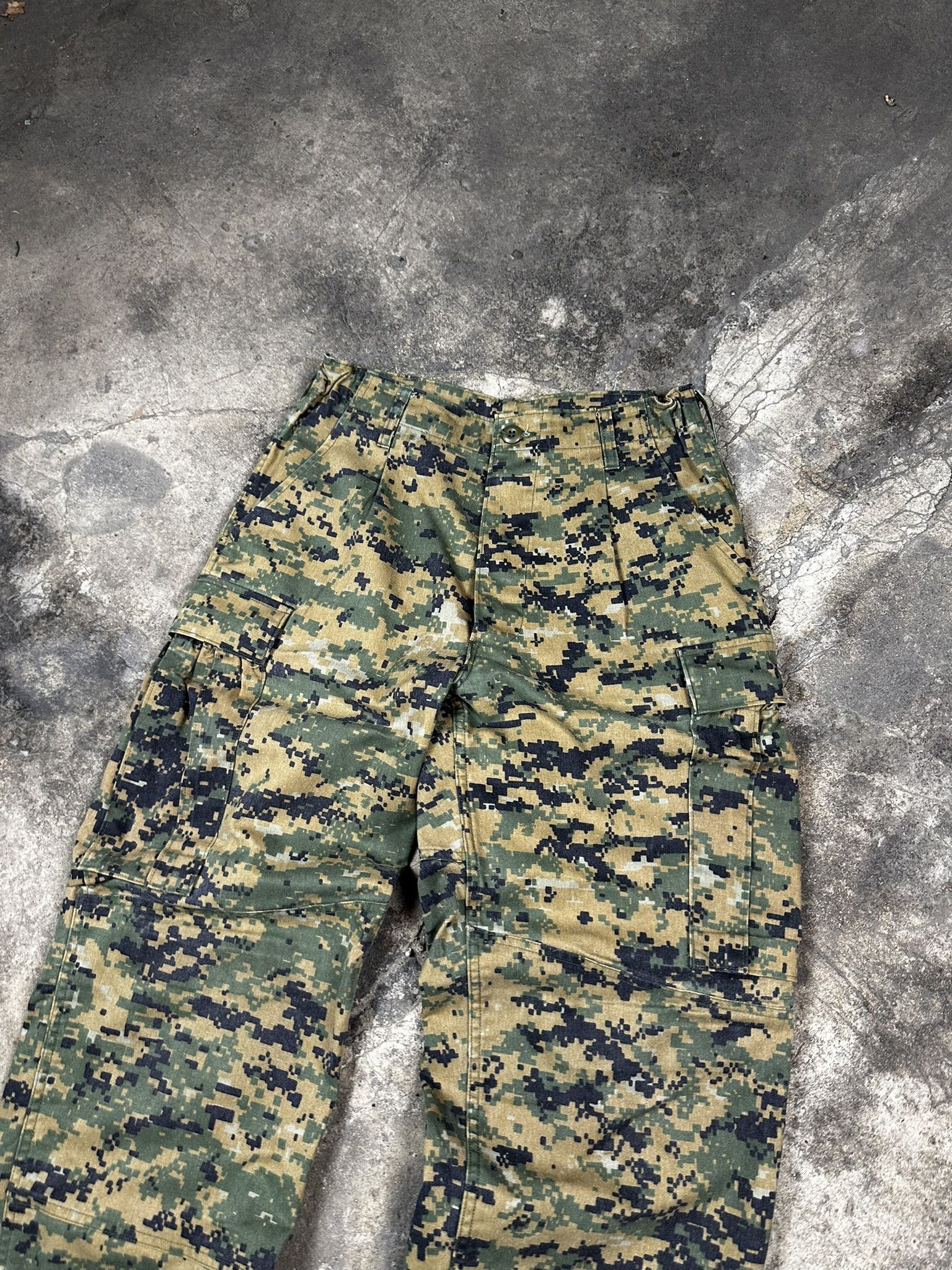 Vintage 90s Vintage Camo Oversized Cargo Camo Pants Size US 34 / EU 50 - 3 Thumbnail