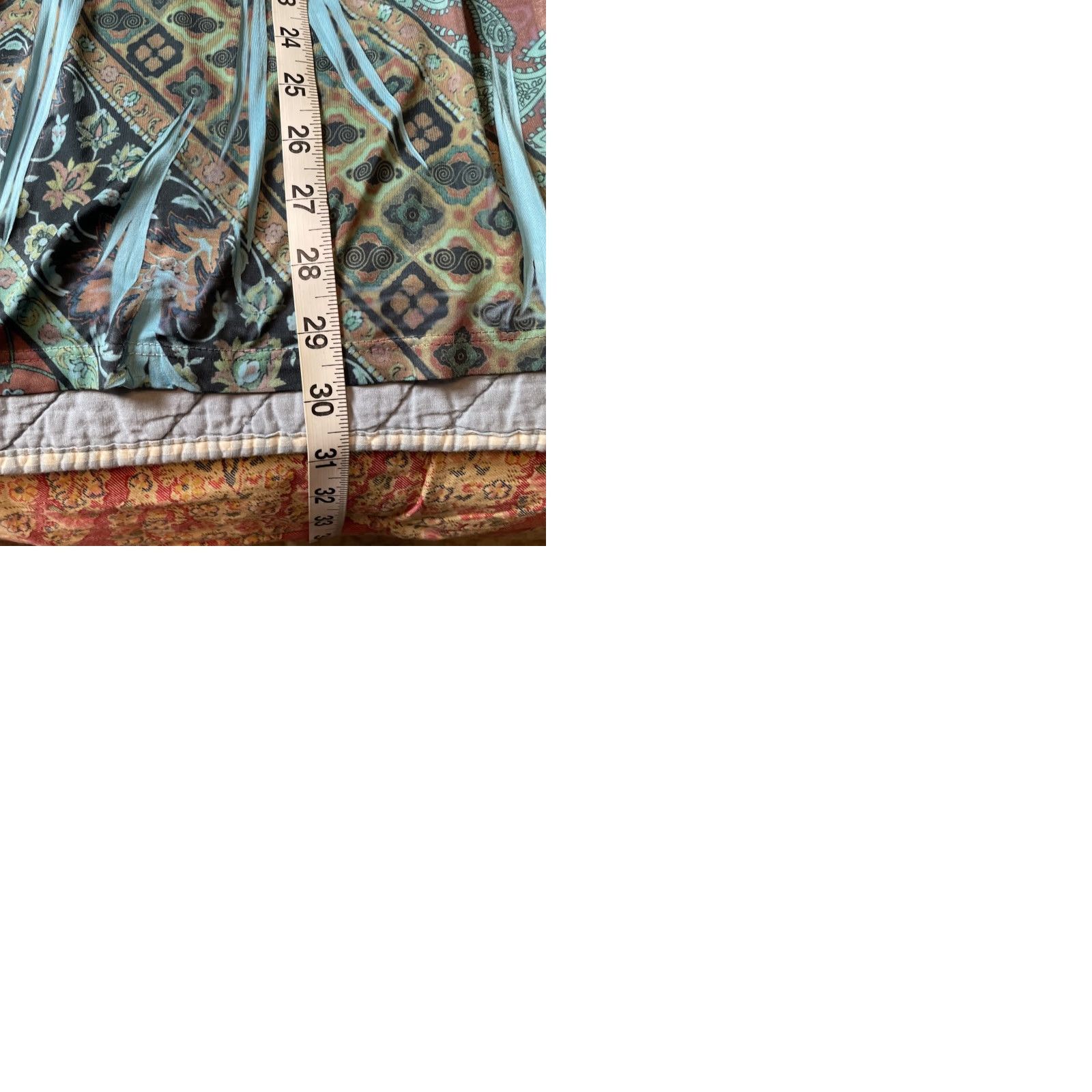 Vintage VINTAGE Unity World Wear Maternity Top Blouse 3/4 Sleeve Turquoise Fairy Boho Grunge Dark Forest Floral XL Womens Size XL / US 12-14 / IT 48-50 - 10 Thumbnail