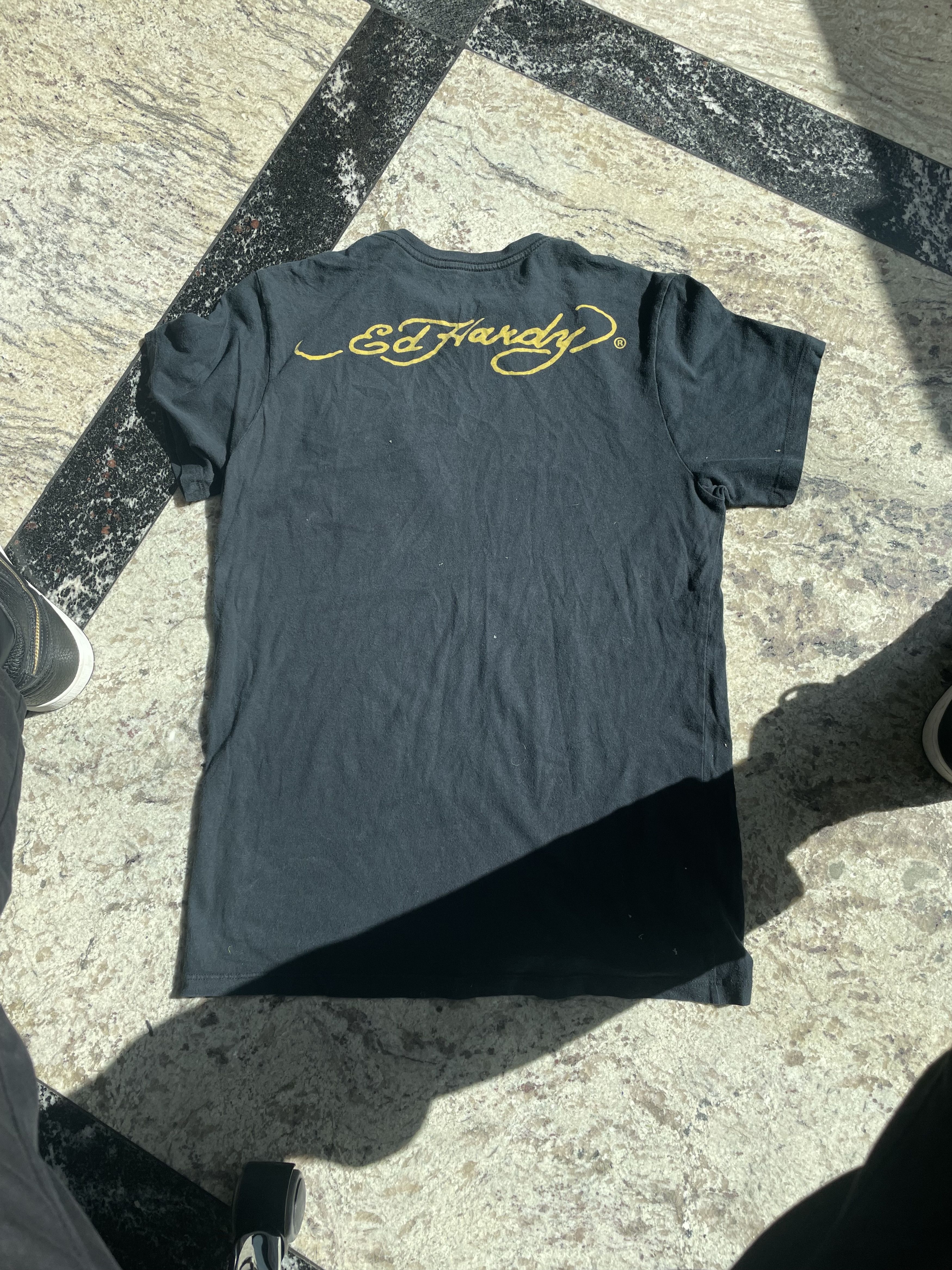 Ed Hardy × Vintage Mens Vintage Ed Hardy T Shirt by Christian Audigier y2k rare Size US S / EU 44-46 / 1 - 4 Thumbnail