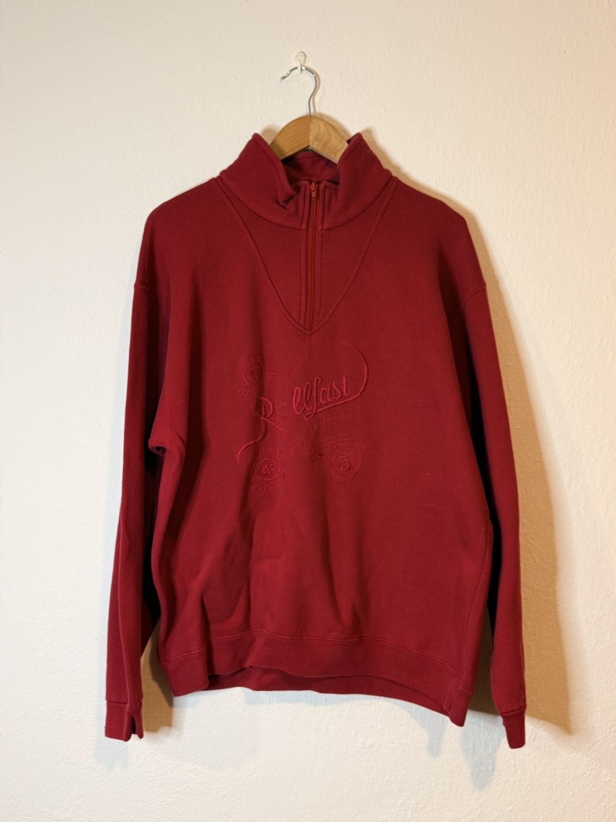Sergio Tacchini Vintage 80’s - 90’s Sergio Tacchini 1/4 Zip Sweatshirt Size US L / EU 52-54 / 3 - 1 Thumbnail