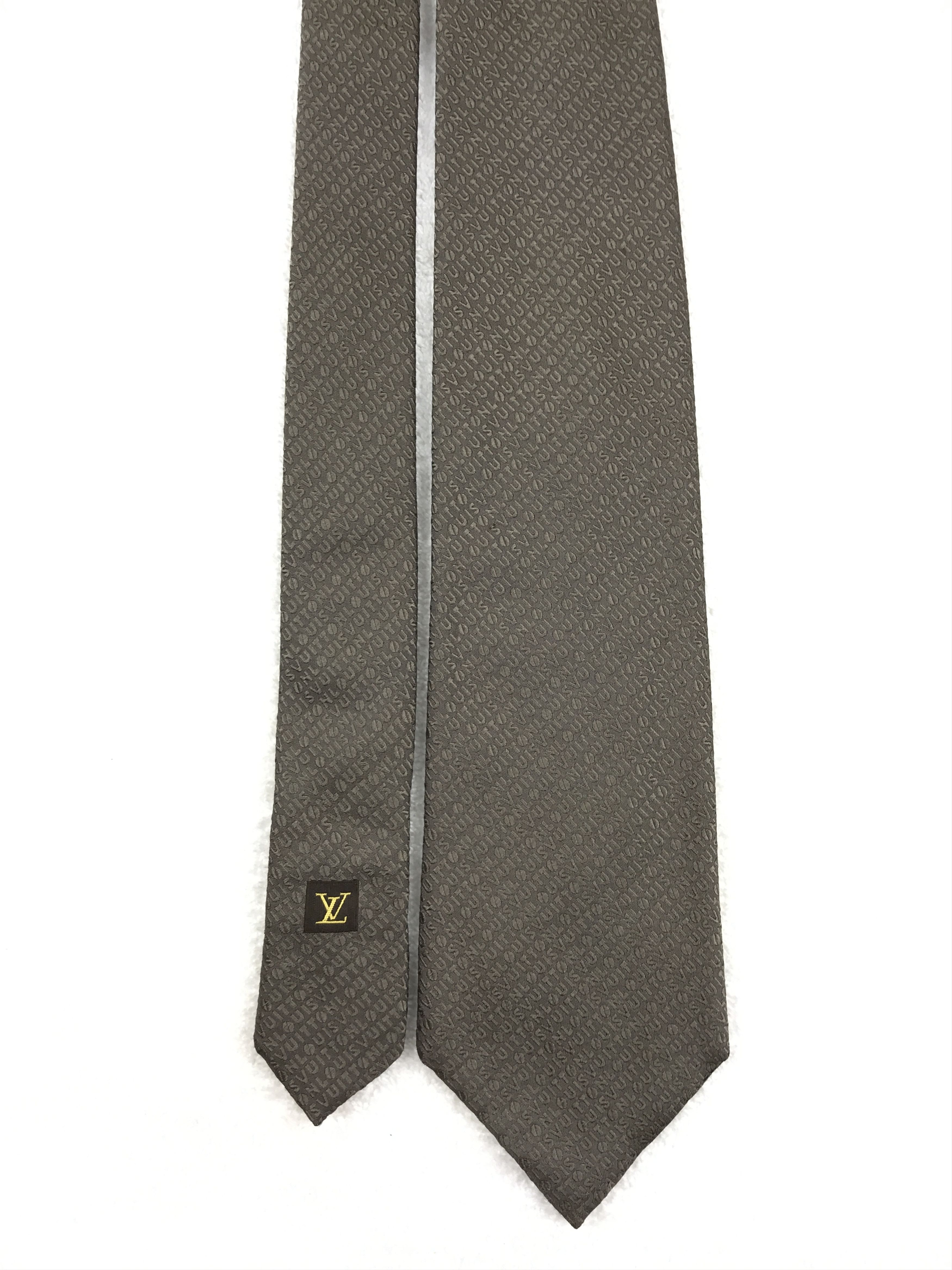 Designer × Louis Vuitton Louis Vuitton Silk Necktie Size ONE SIZE - 3 Thumbnail