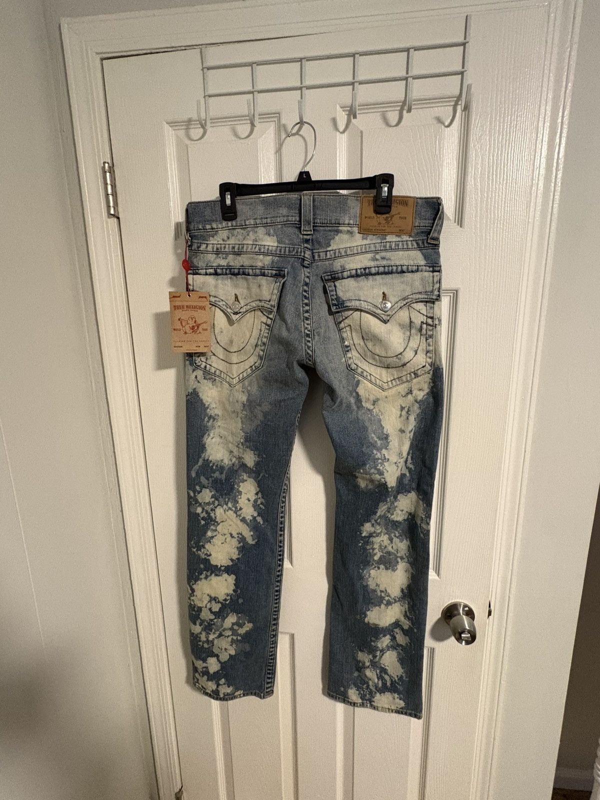 True Religion True Religion Straight Flap Jeans Size US 33 - 3 Thumbnail