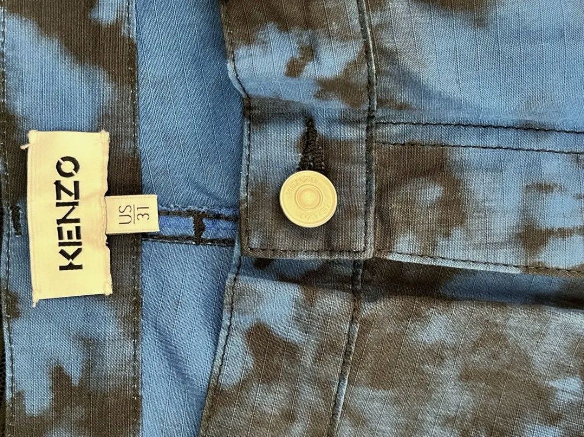 Kenzo Kenzo Ghost Flower Tie-Dye Pants Size US 31 - 6 Thumbnail