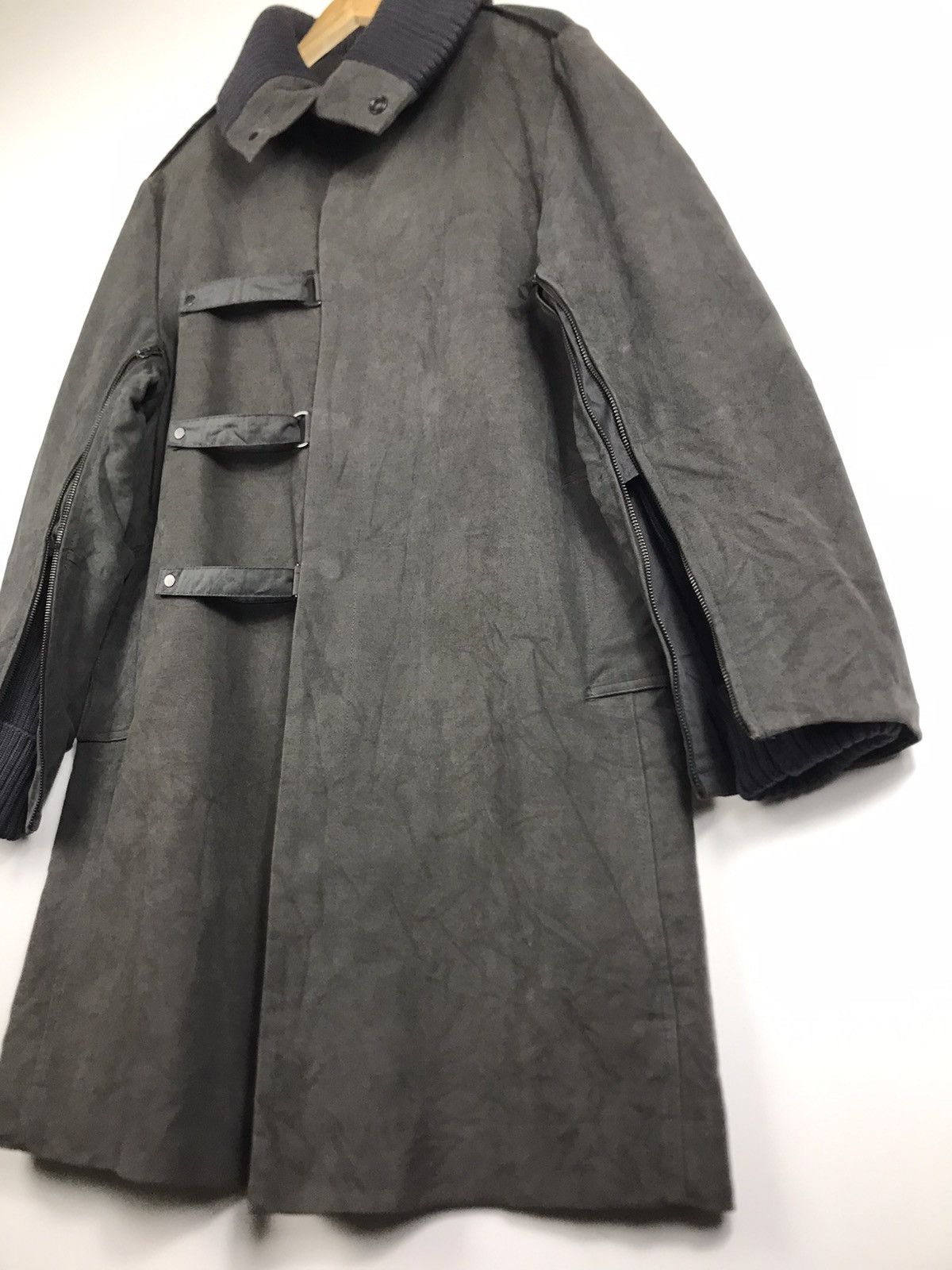 GIAN CARLO ROSSI 🔥Vintage Luxury Gian Carlo Rossi Bondage Long Coat Size US M / EU 48-50 / 2 - 4 Thumbnail