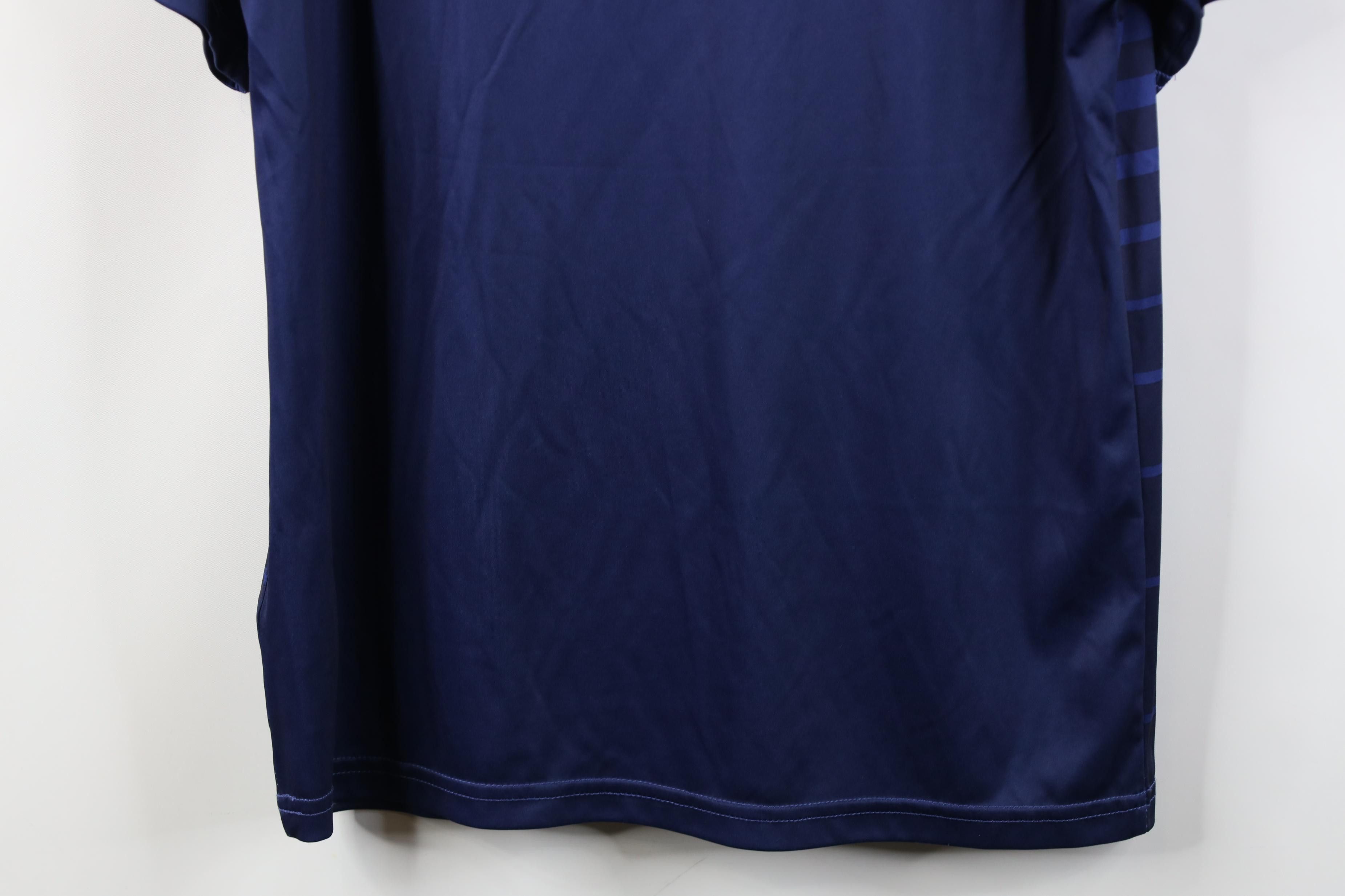 Vintage Vintage Y2K Mitre USA Striped Soccer Jersey Blue Football Size US S / EU 44-46 / 1 - 13 Thumbnail