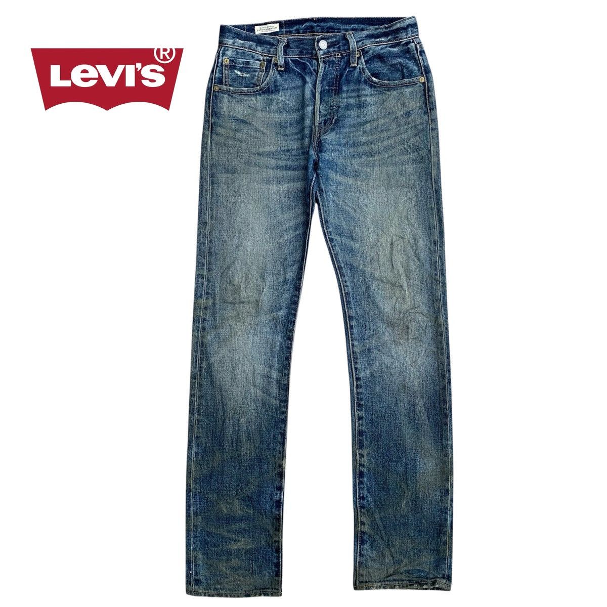 Levi's Y2K Levis 501 Button Fly Distressed Ripped Denim Jeans W30 Size US 30 / EU 46 - 1 Thumbnail