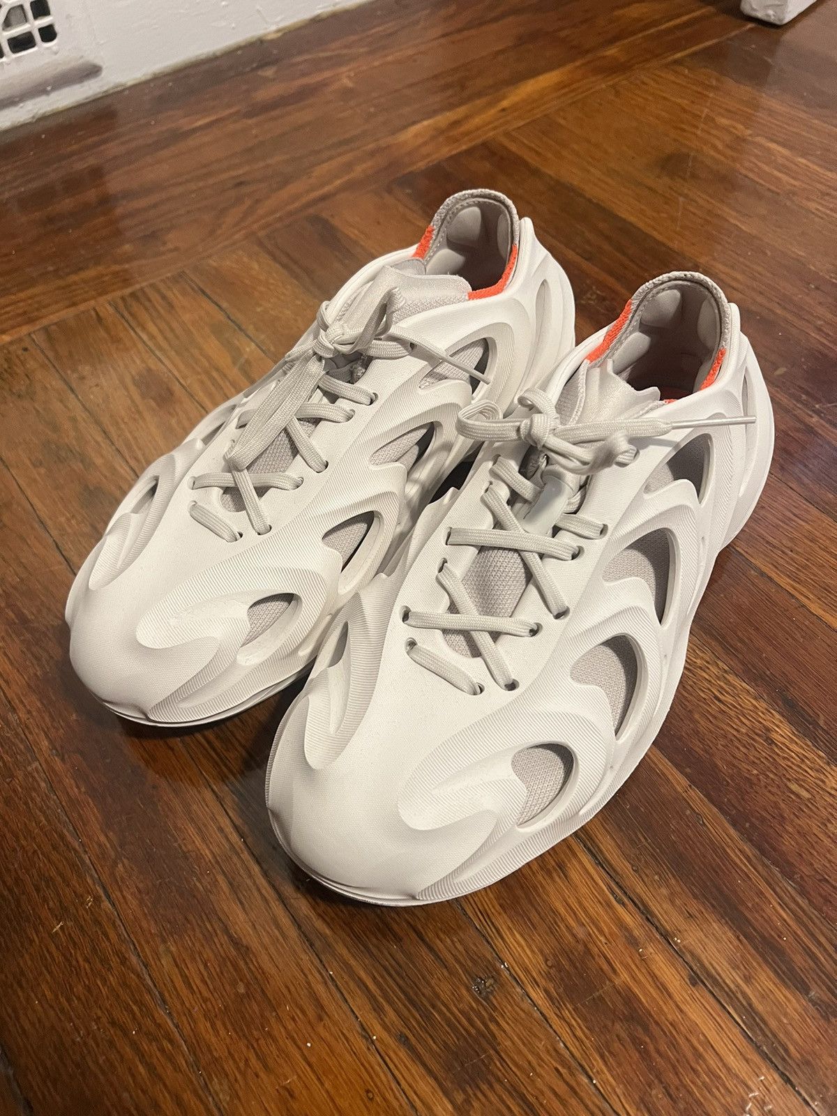 image of Adidas Adifom Q ‘Off-White’ Shoes, Men's (Size 9)