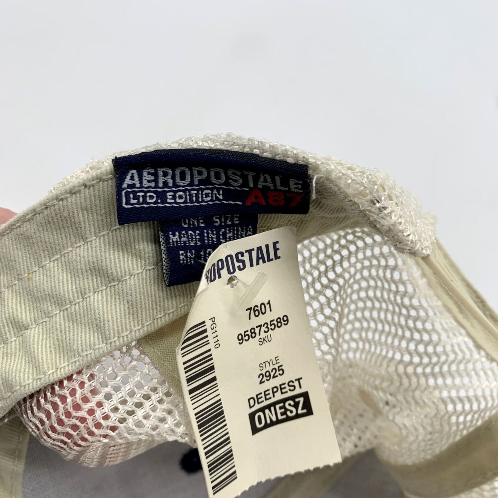 Aeropostale AeroPostale Northeast Division Athletic League Trucker Hat Blue White OS NWT Mens Size ONE SIZE - 5 Thumbnail