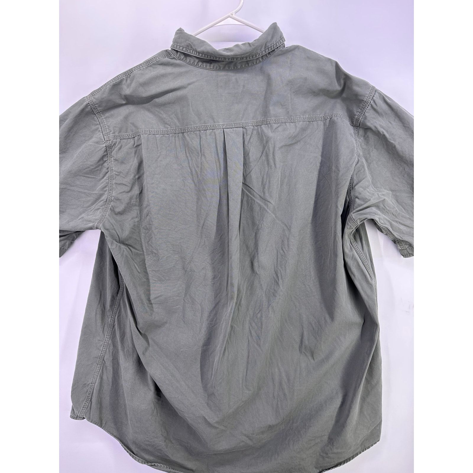 Carhartt Olive Green Carhartt Button Down Shirt Size 2XL Tall Size US XXL / EU 58 / 5 - 10 Thumbnail