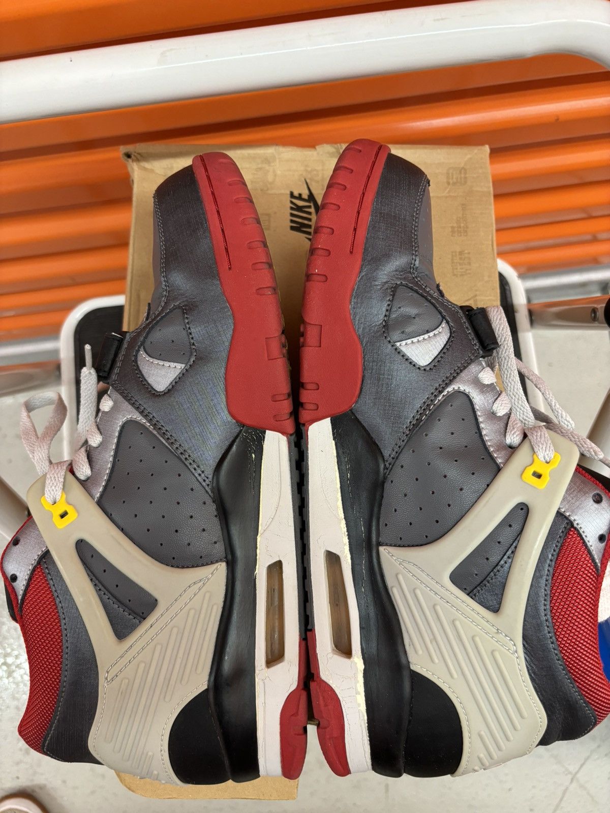 Nike × Vintage ***FINAL DROP***RARE 2008 NIKE AIR TRAINER 3 HIGH 13 Size US 13 / EU 46 - 13 Thumbnail