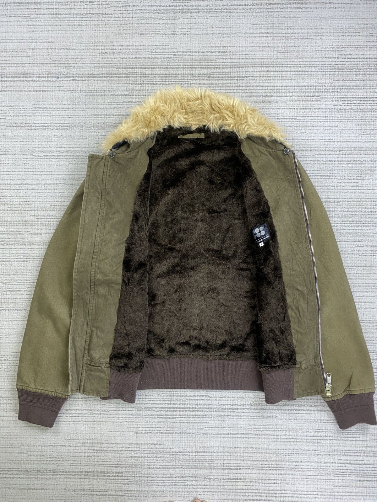 If Six Was Nine × Takeo Kikuchi × Vintage Vintage Takeo Kikuchi Japan Faux Fur Collar Jacket Size US M / EU 48-50 / 2 - 5 Thumbnail