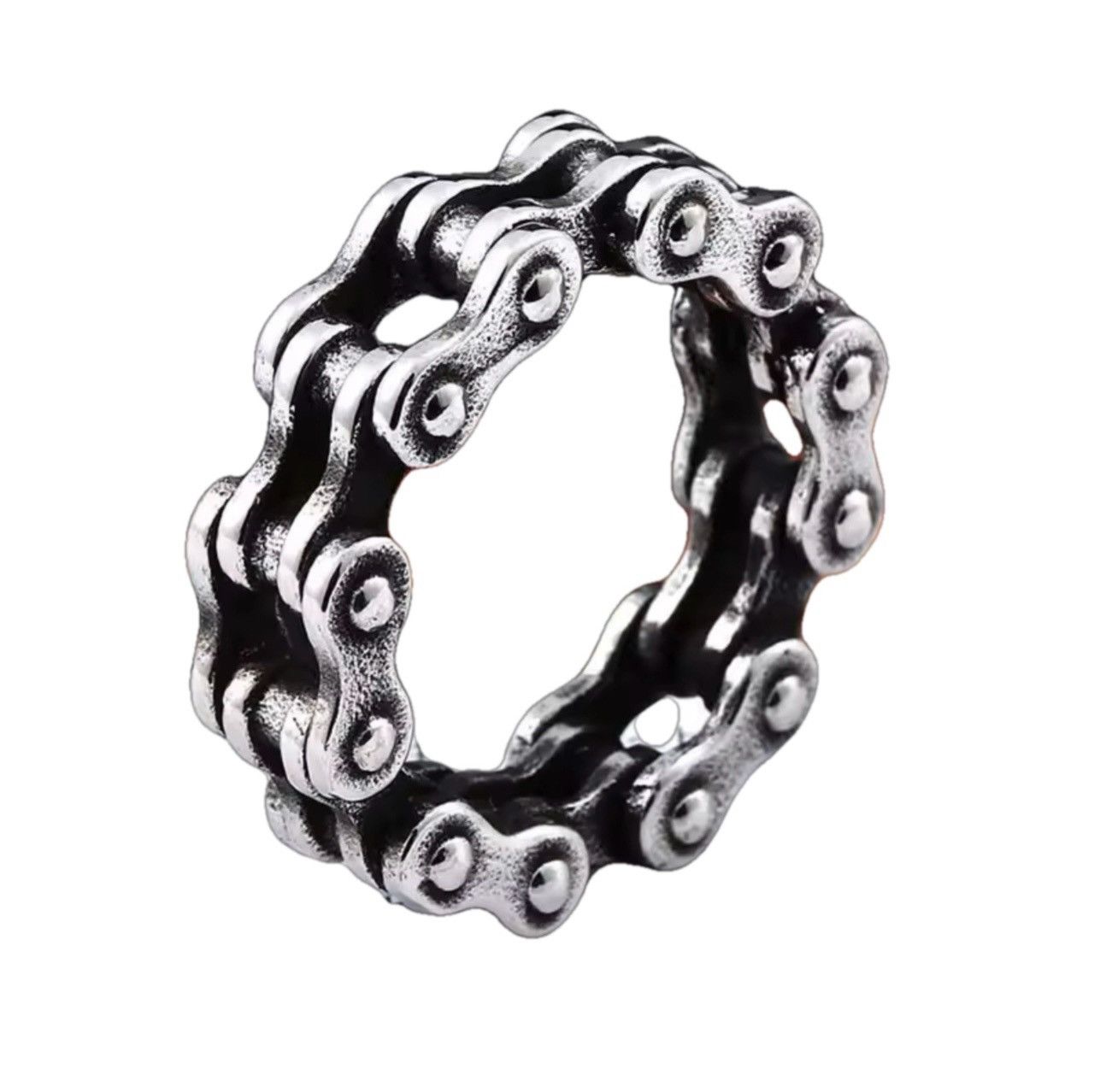Other Silver stainless steel chain ring Size ONE SIZE - 1 Thumbnail