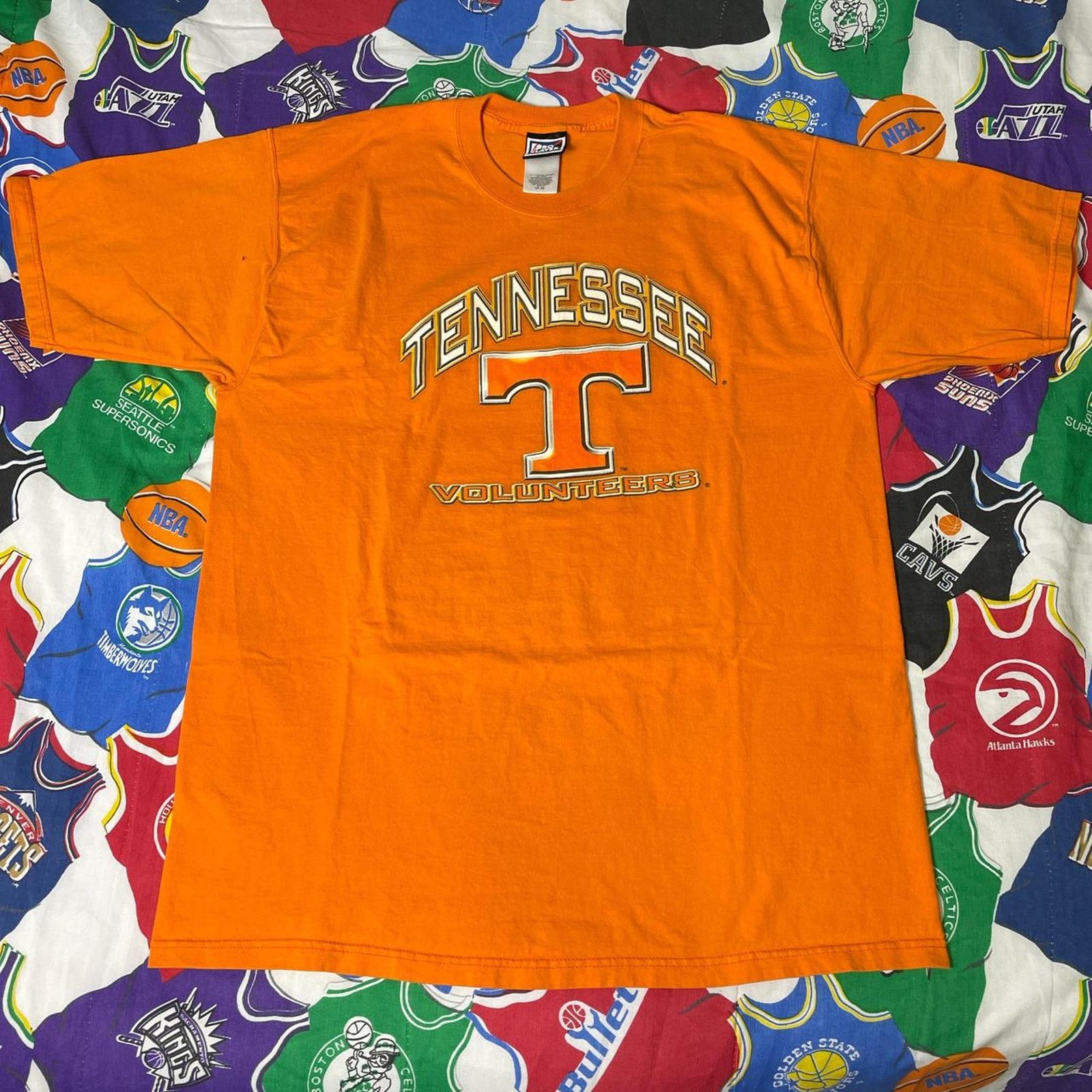 NCAA × Pro Player × Vintage Vintage 90s NCAA Tennessee Volunteers Football Tee Size US XL / EU 56 / 4 - 1 Thumbnail