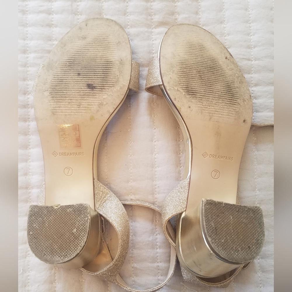 Designer Dream Pairs Gold Sandal Size 7 Size US 7 / IT 37 - 3 Thumbnail