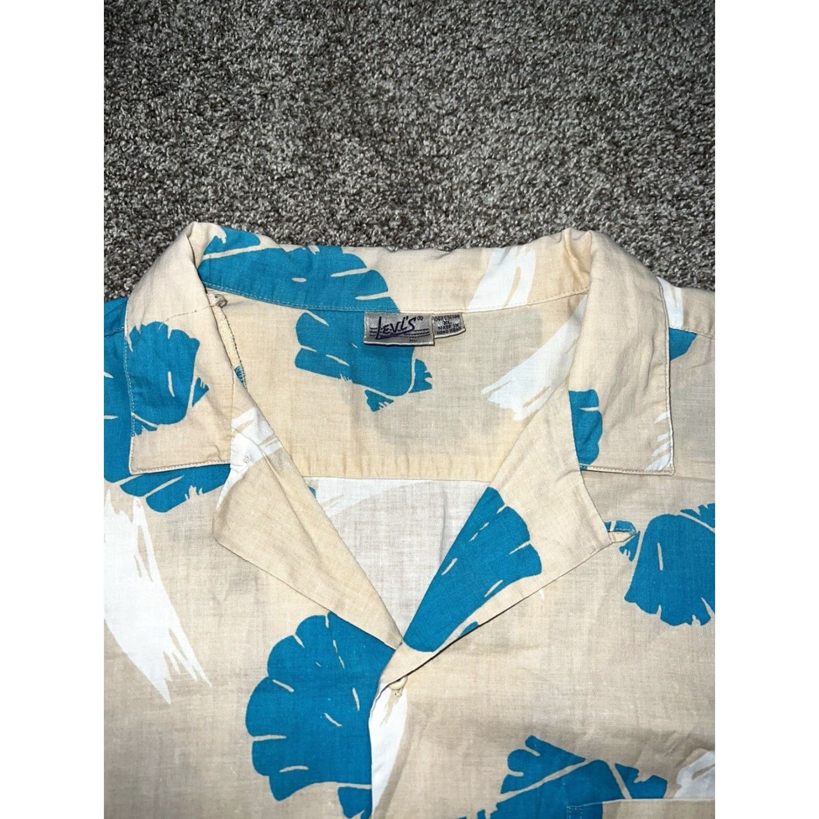 Levi's Hawaiian Levis Floral Shirt Mens XL Multicolor Short Sleeve Size US XL / EU 56 / 4 - 3 Thumbnail