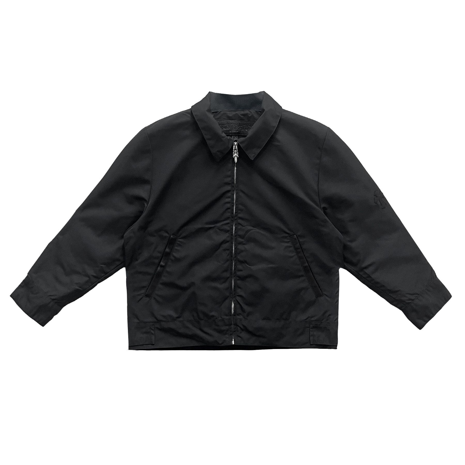 Chrome Hearts Chrome Hearts Black Cross Nylon Utility Zip Shirt Size XS / US 0-2 / IT 36-38 - 1 Thumbnail