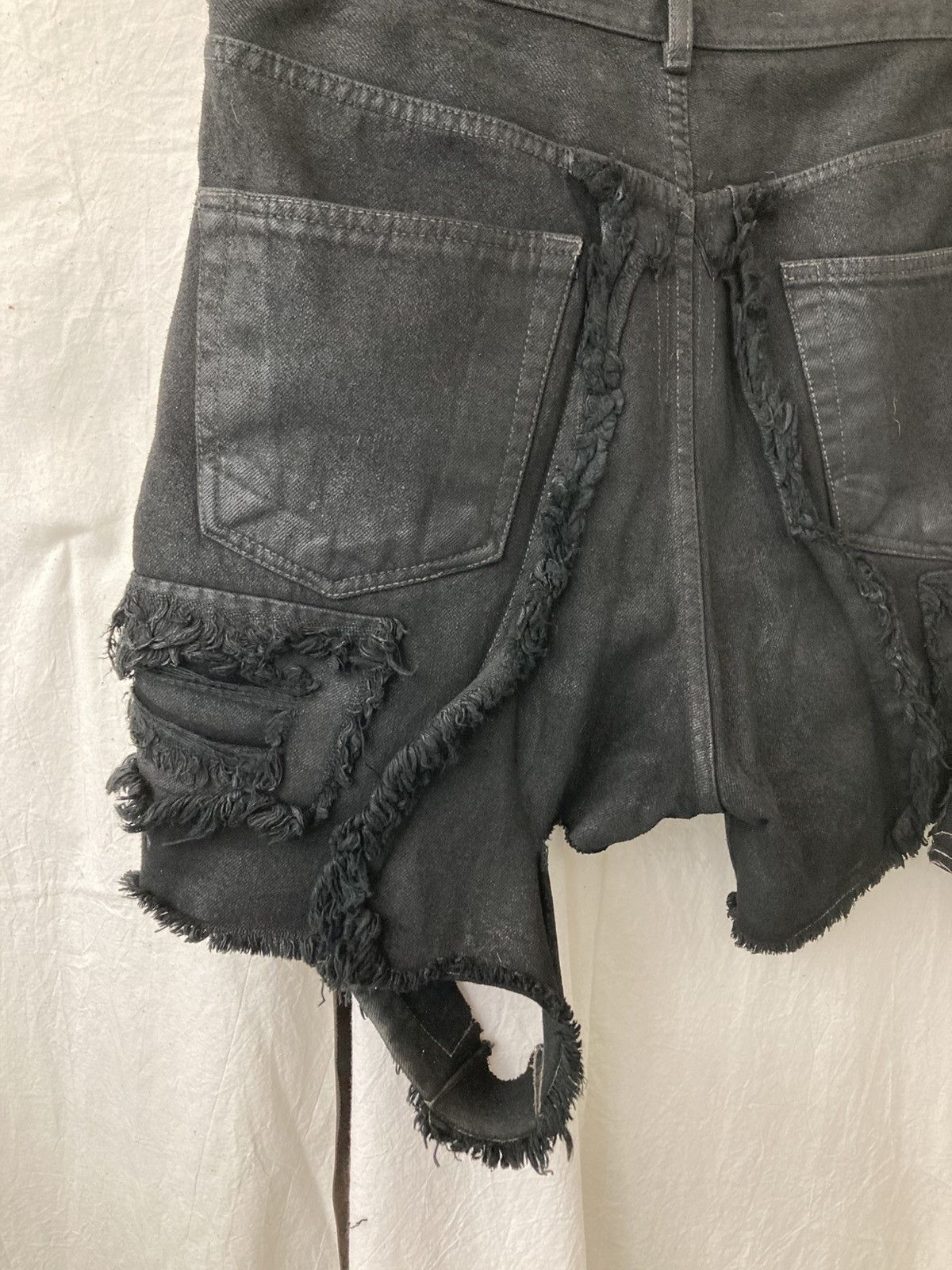 Rick Owens Drkshdw RICK OWENS / Trucker Cut Offs Denim Shorts Size US 31 - 9 Thumbnail