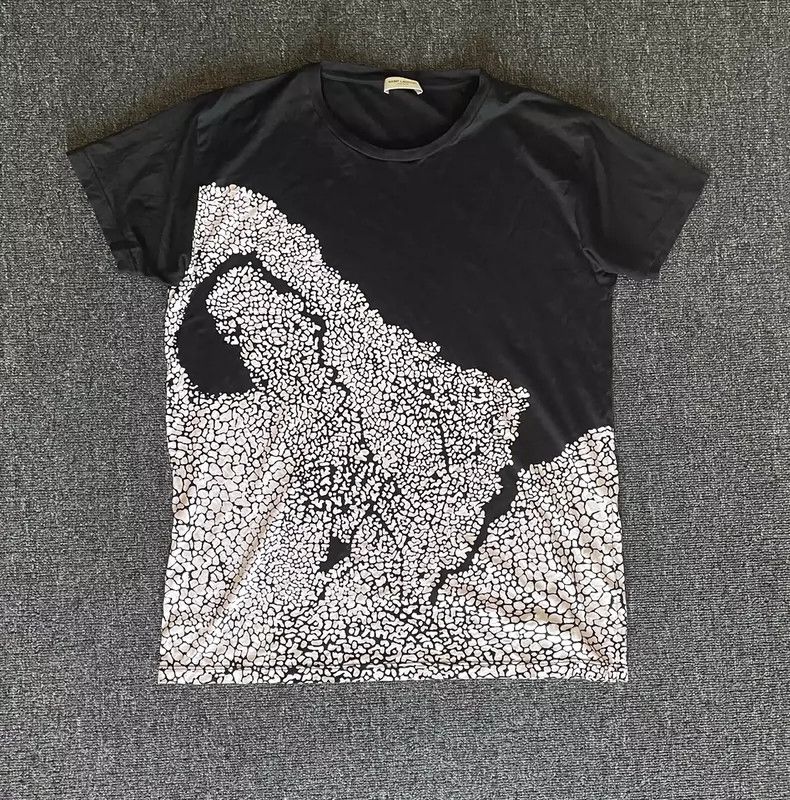 Yves Saint Laurent Saint Laurent Short Sleeve Graphic T-Shirt-yf Size US S / EU 44-46 / 1 - 1 Thumbnail