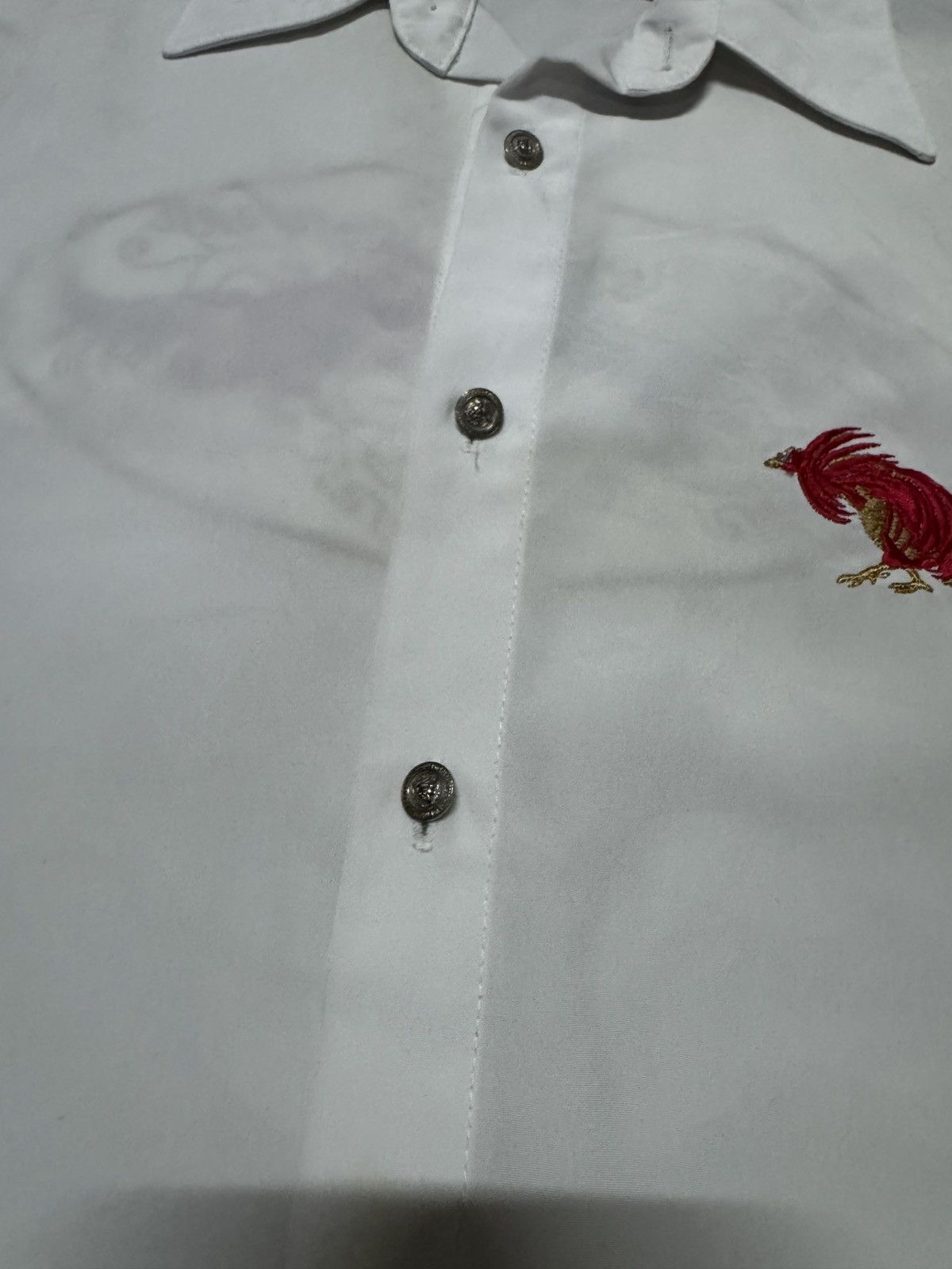 Vintage Vintage Cock Fighting Shirt Size US L / EU 52-54 / 3 - 2 Thumbnail