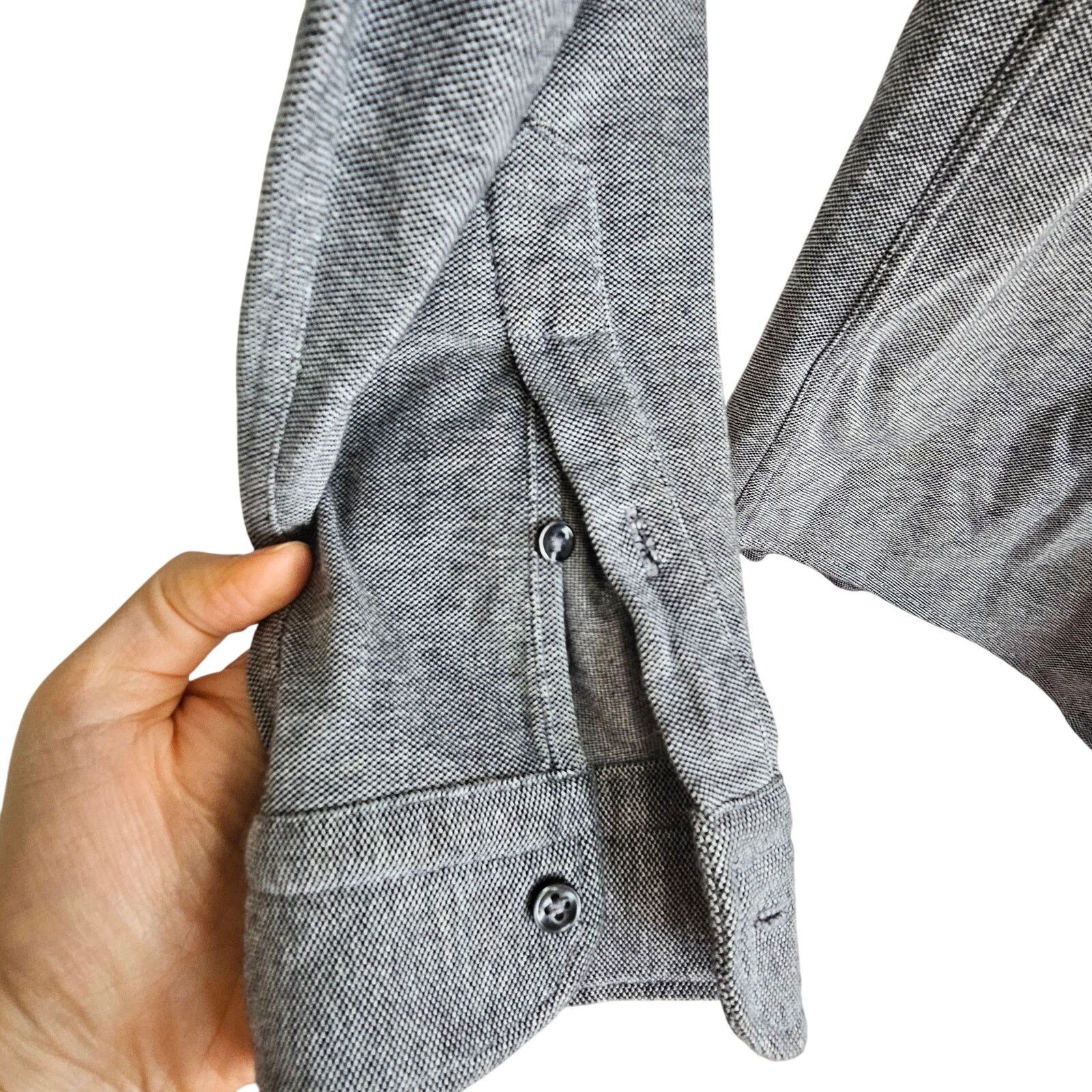Zara Zara Mens Button Shirt Casual Grunge Skater Size M Gray Slim Size US M / EU 48-50 / 2 - 4 Thumbnail