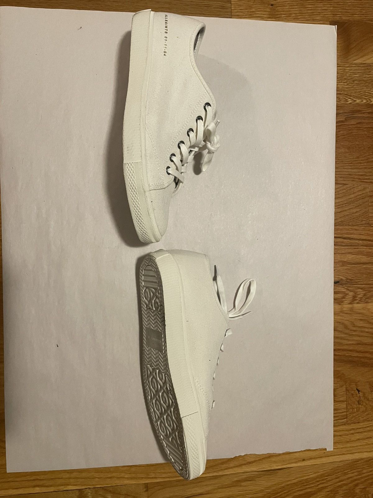 Allsaints Allsaints ashen white sneakers Size US 8 / EU 41 - 2 Thumbnail