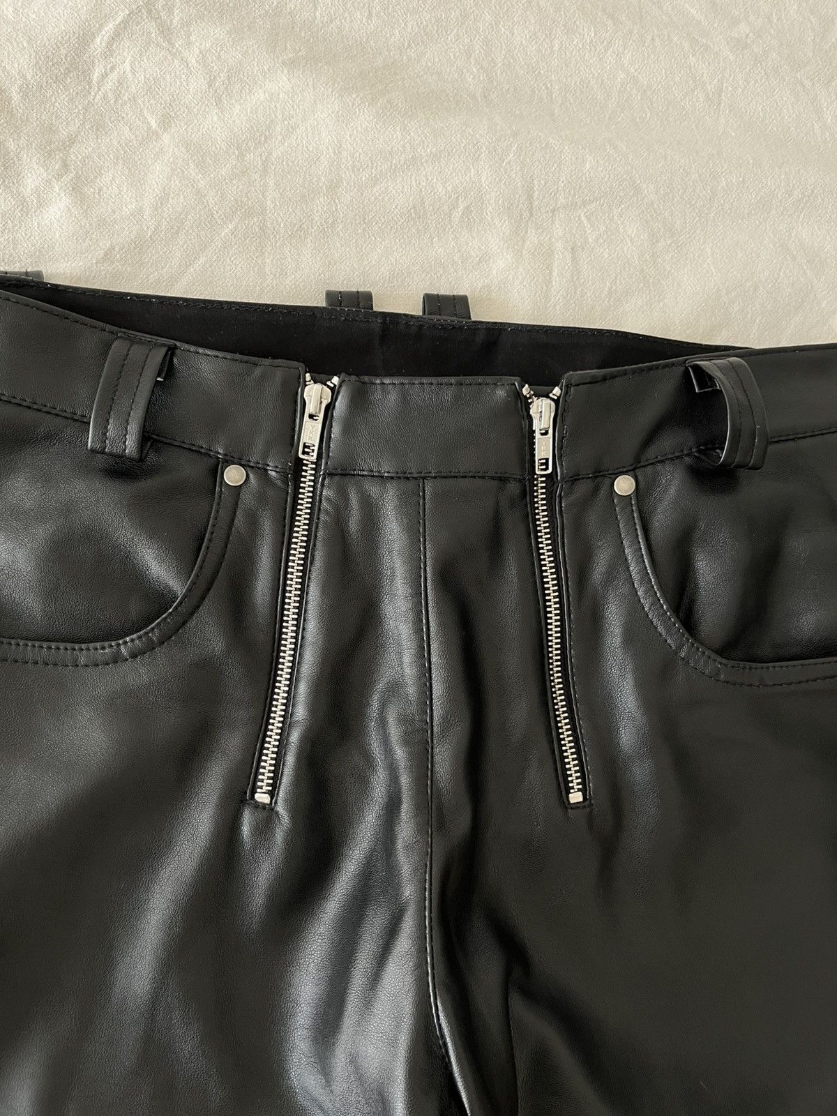GmbH GmbH Leather Zip Pants SS20 in Size 30 Size US 30 / EU 46 - 2 Thumbnail