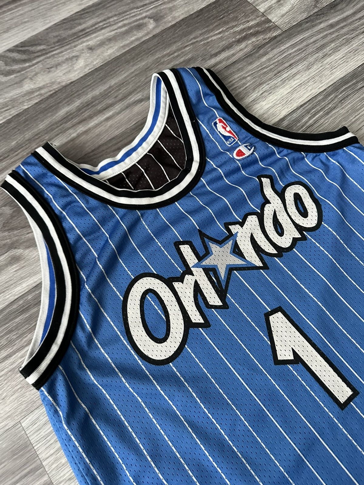 Champion Champion Orlando Magic vntg Hardaway 1 NBA Reversible jersey Size US M / EU 48-50 / 2 - 3 Thumbnail