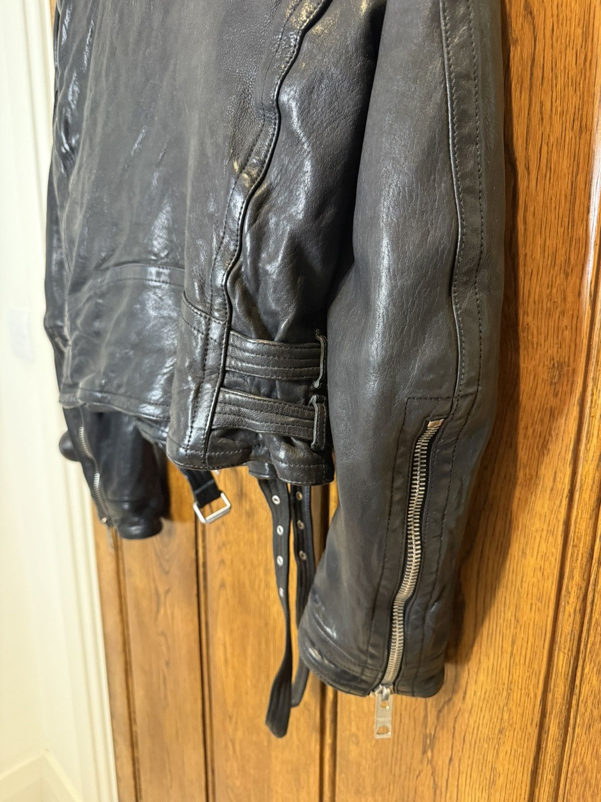 Burberry Prorsum SS11 Burberry Prorsum Burberry Bailey biker leather jacket Size US M / EU 48-50 / 2 - 19 Thumbnail