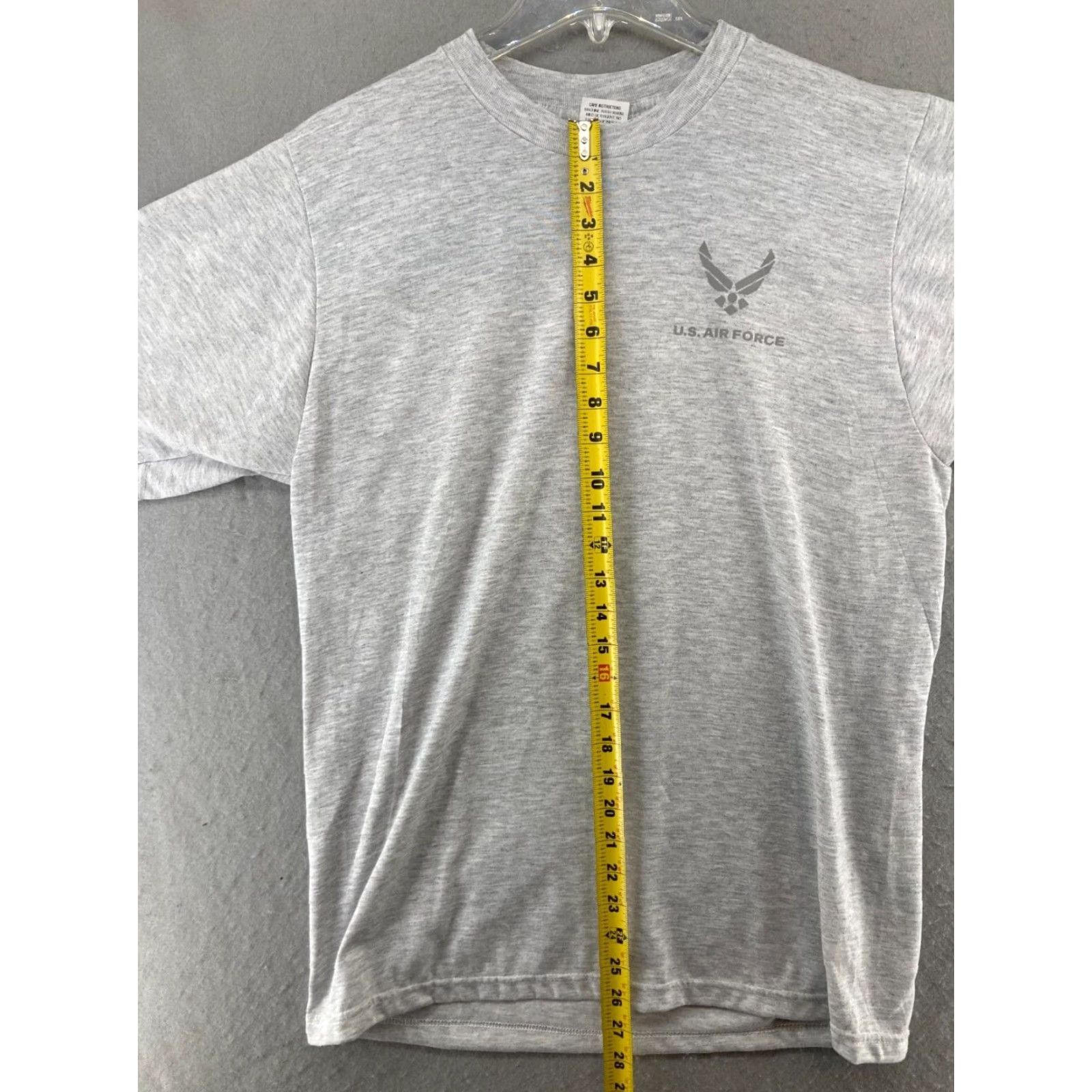 Vintage US Air Force Mens TShirt M Gray Navy Army Military Short Sleeve Crew Neck Size US M / EU 48-50 / 2 - 4 Thumbnail