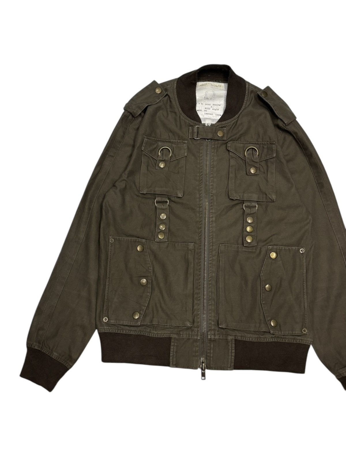 Kapital 2000s Omega Project Parachute Multi Pocket Bomber Jacket Size US S / EU 44-46 / 1 - 3 Thumbnail