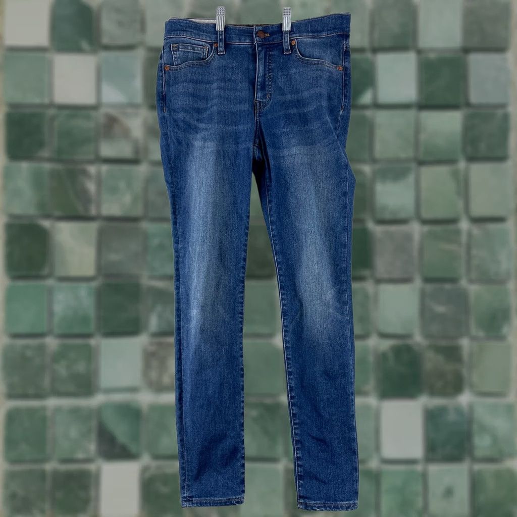 Madewell Madewell Jeans Skinny Womens Size 27 Blue Denim 5-Pocket 9" Mid-Rise Casual Regular Rise Pant Size 27" / US 4 / IT 40 - 1 Thumbnail