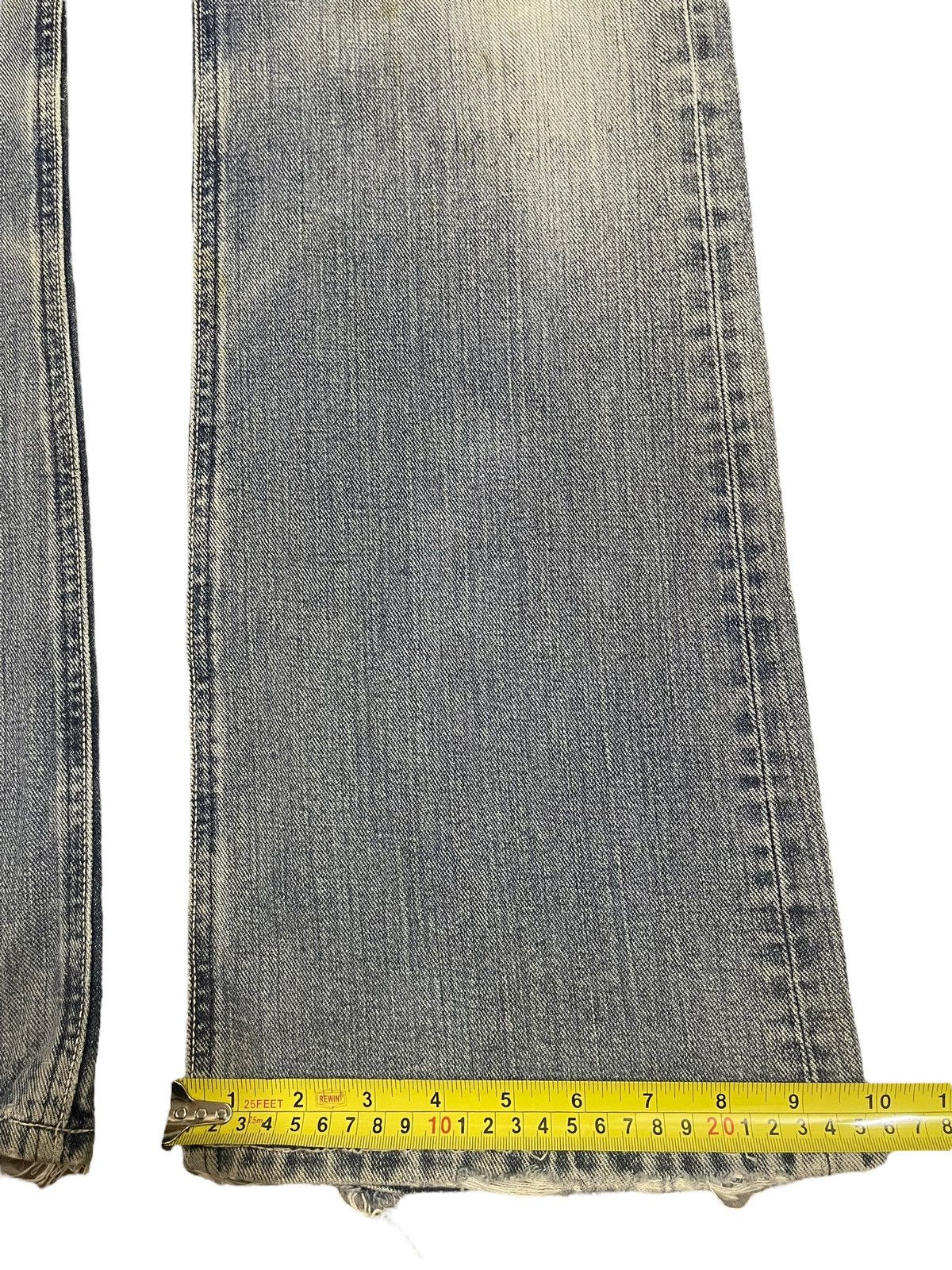 Lee Vintage 90s Lee Riders Blue Faded Wash Distress Wide Leg Size US 35 - 18 Thumbnail